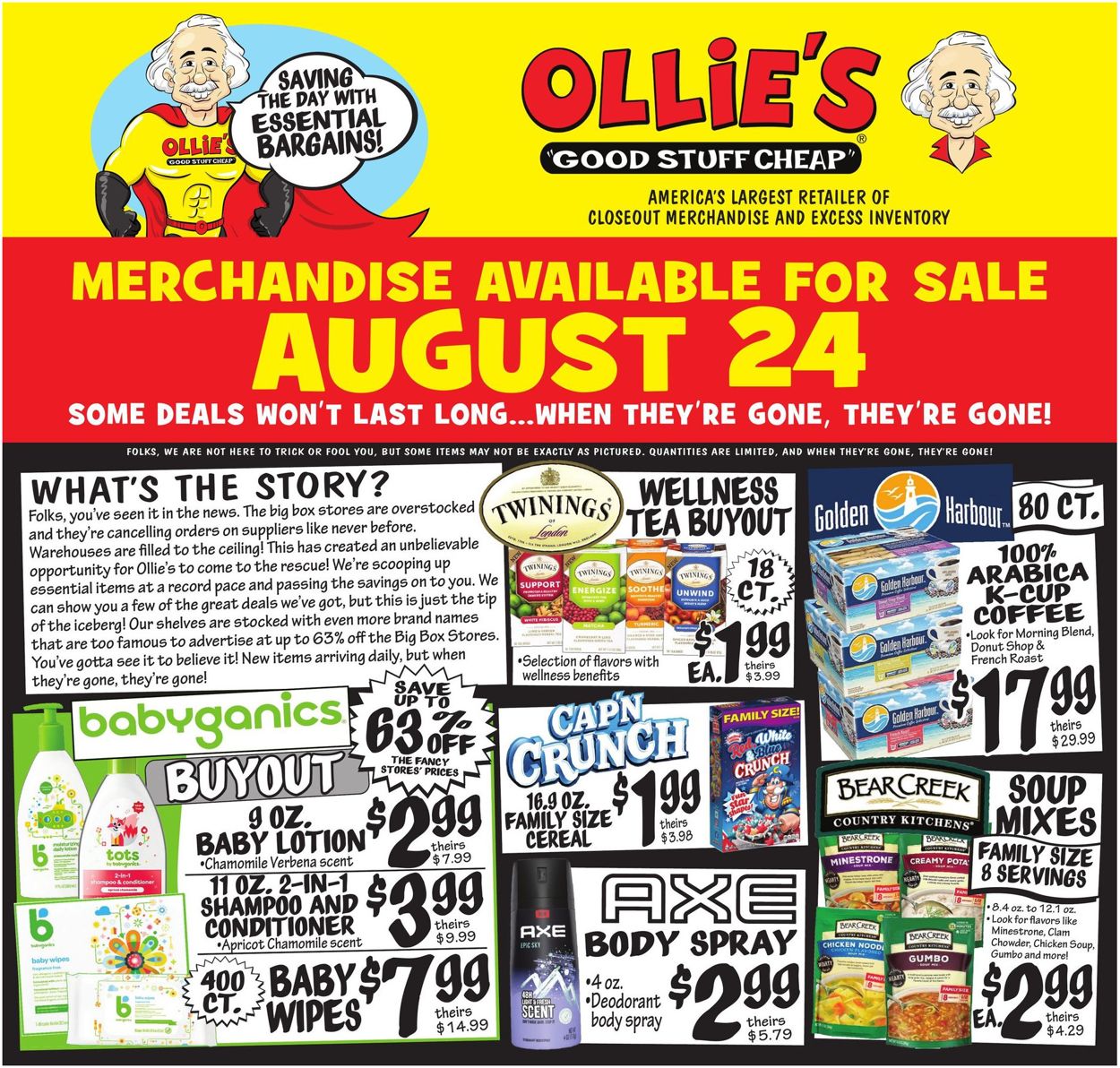Ollie's Weekly Ad Circular - valid 08/24-08/30/2022