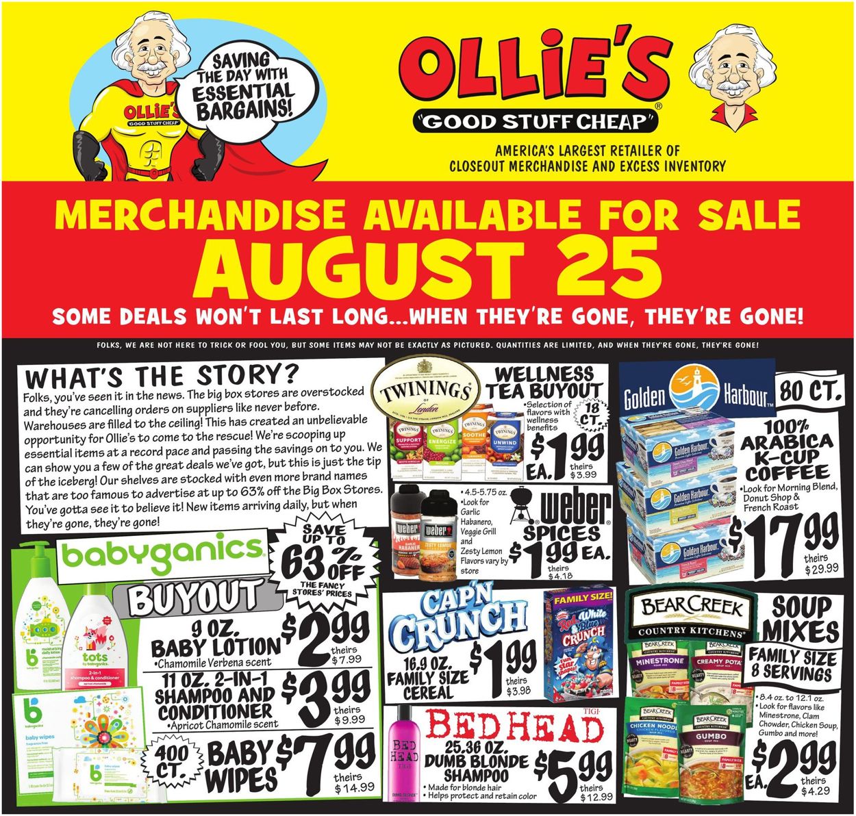 Ollie's Weekly Ad Circular - valid 08/25-08/31/2022