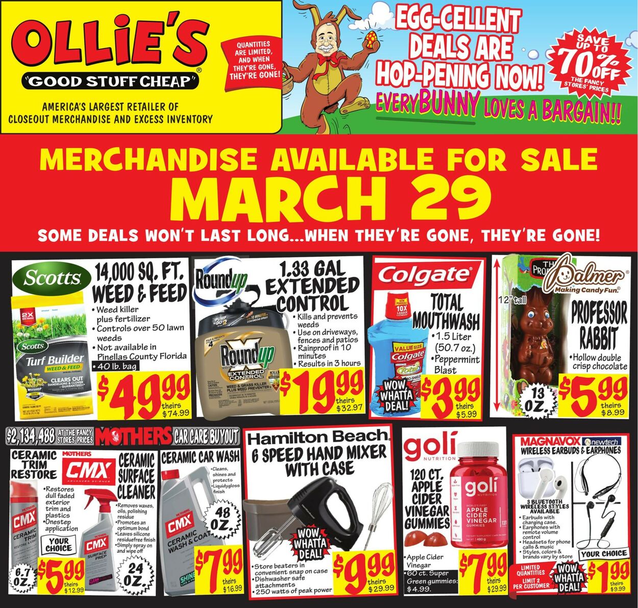 Ollie's Weekly Ad Circular - valid 03/29-04/05/2023