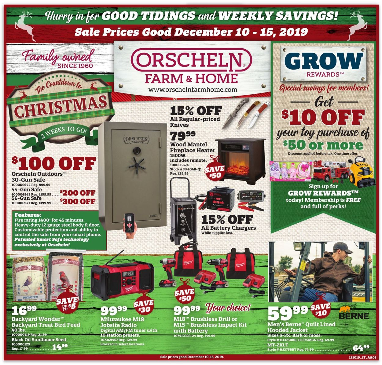 Orscheln Farm and Home Ad Circular 12/10 12/15/2019 Rabato