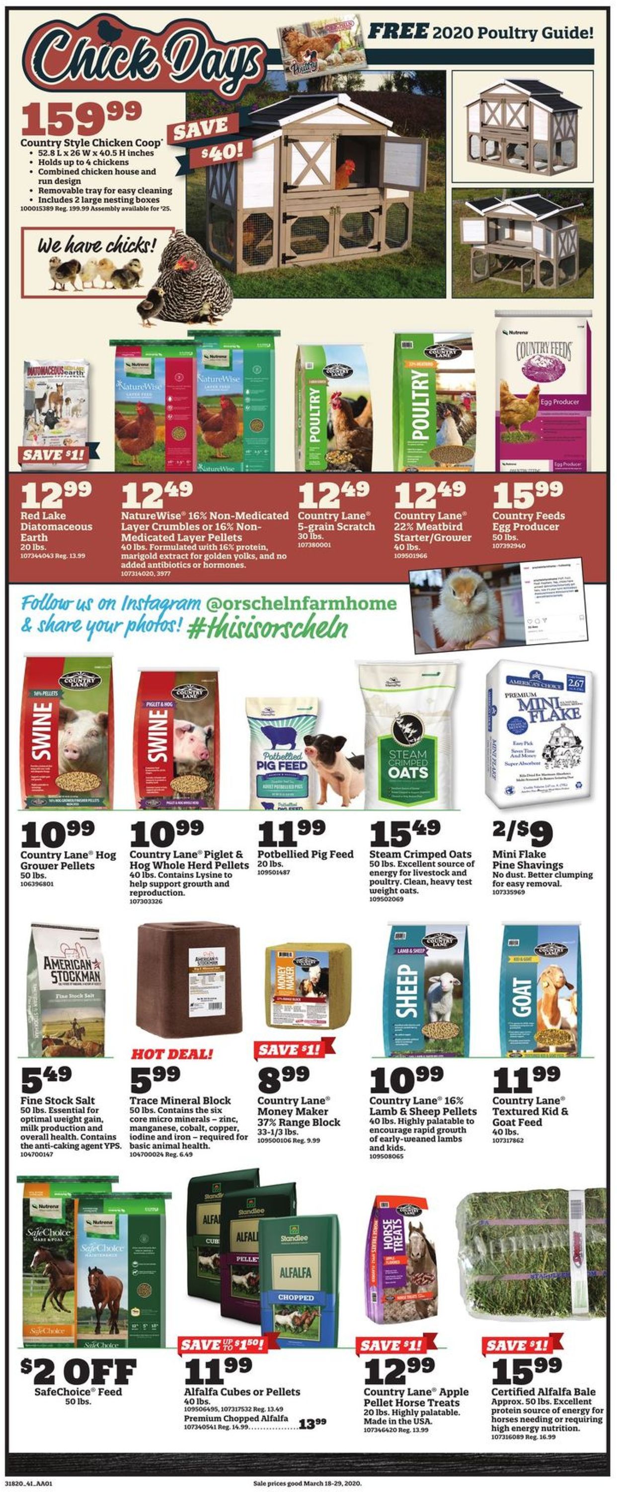Orscheln Farm and Home Weekly Ad Circular - valid 03/18-03/29/2020 (Page 4)