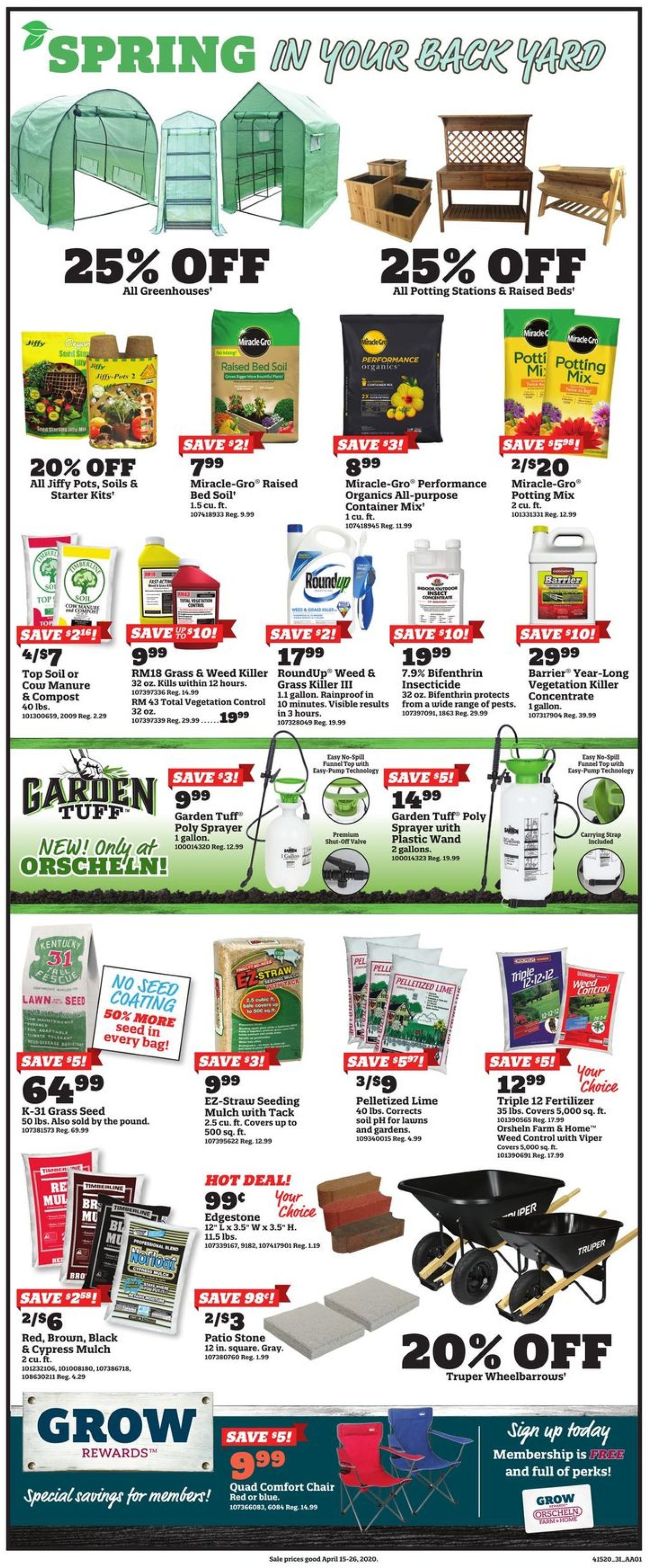 Orscheln Farm and Home Weekly Ad Circular - valid 04/15-04/26/2020 (Page 3)