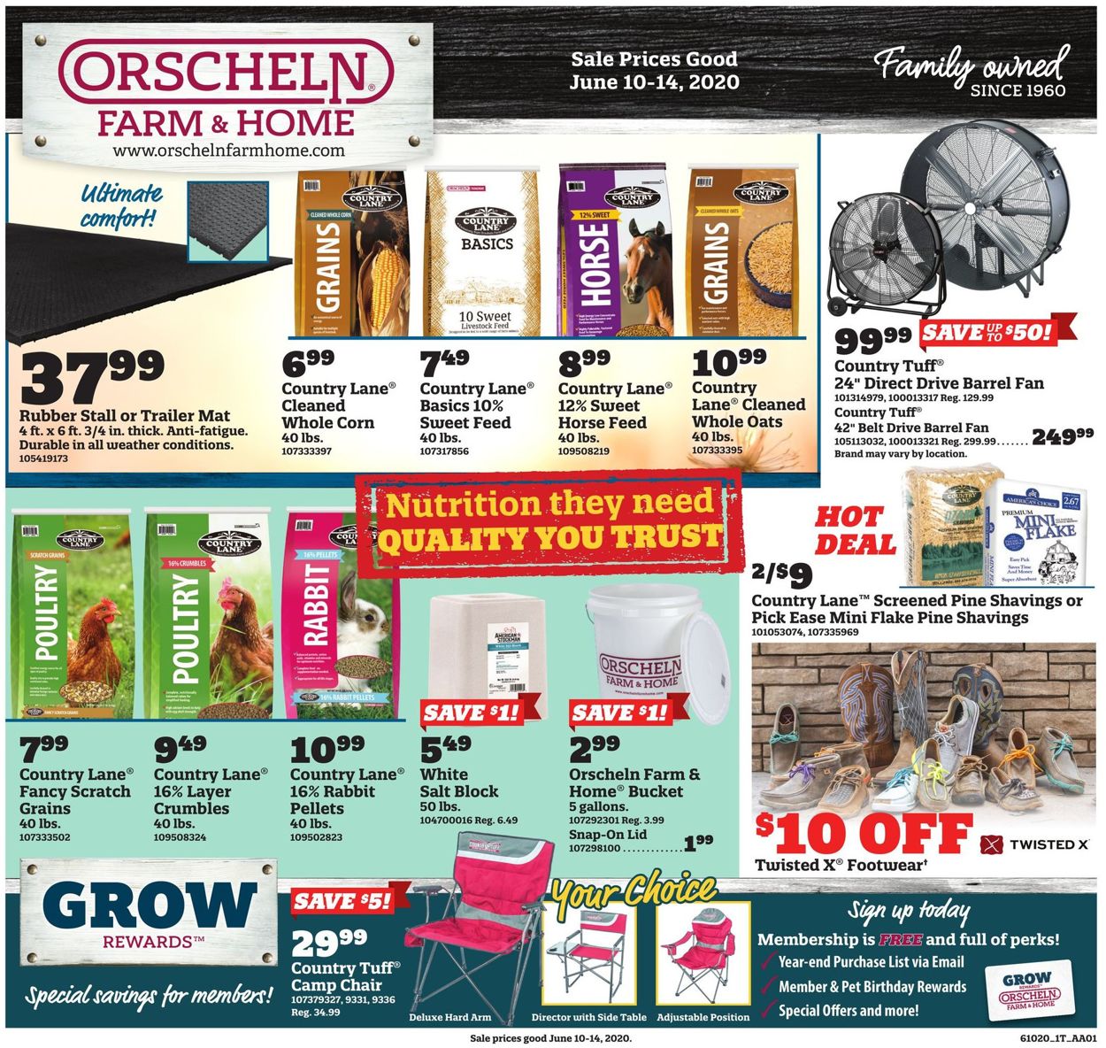 Orscheln Farm and Home Weekly Ad Circular - valid 06/10-06/14/2020