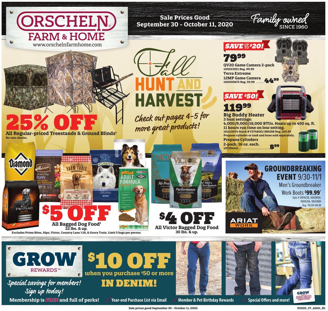 Orscheln Farm and Home Weekly Ad Circular - valid 09/30-10/11/2020
