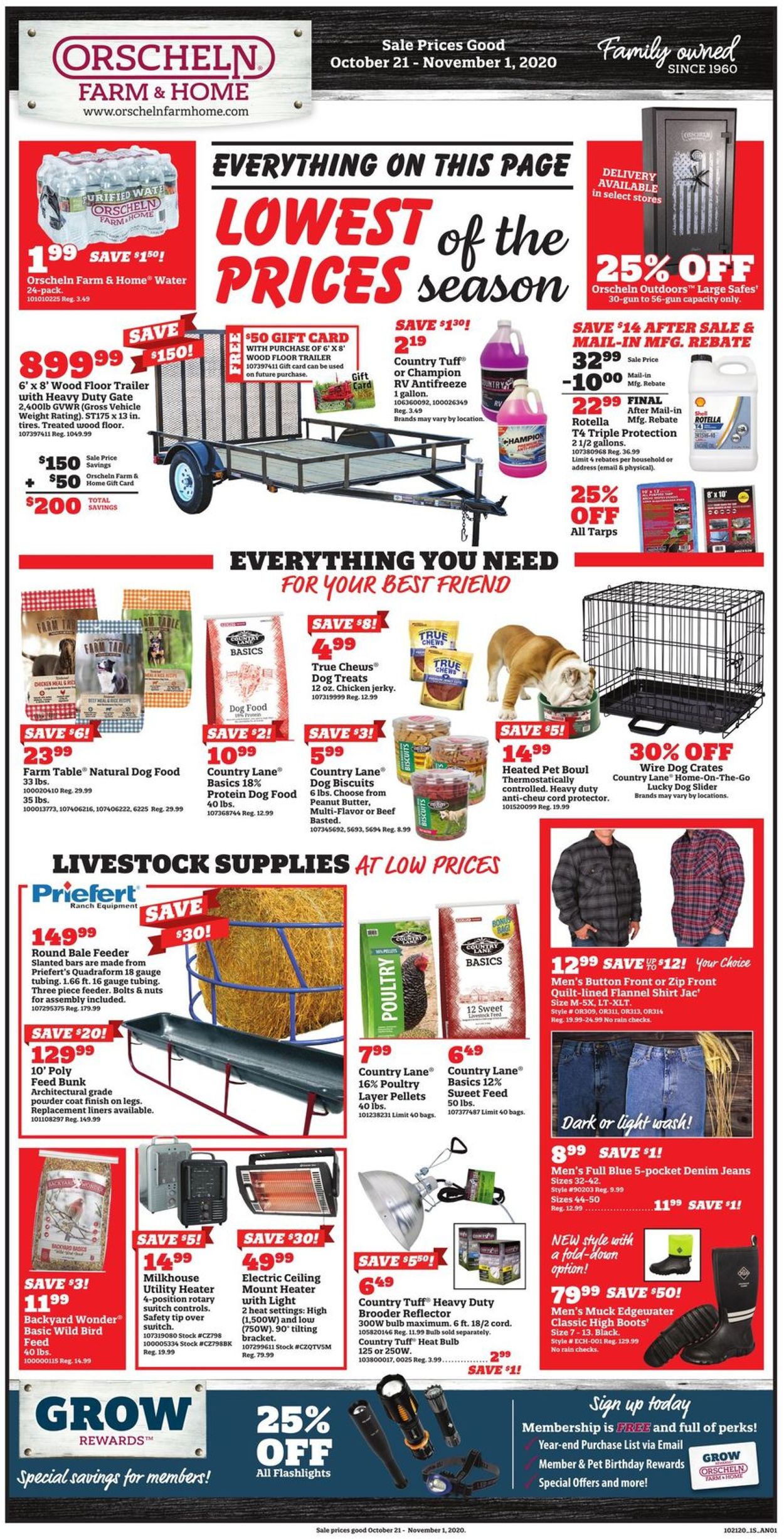 Orscheln Farm and Home Weekly Ad Circular - valid 10/21-11/01/2020 (Page 3)