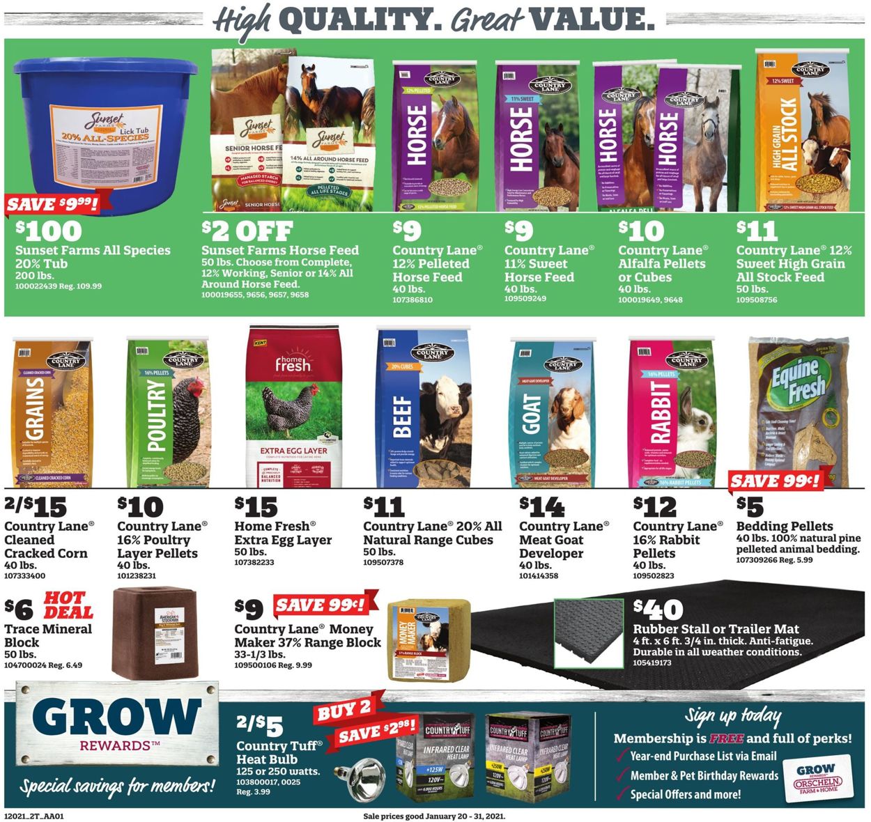Orscheln Farm and Home Weekly Ad Circular - valid 01/20-01/31/2021 (Page 2)