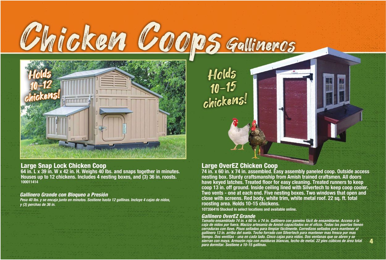 Orscheln Farm and Home Poultry Guide 2021 Weekly Ad Circular - valid 02/03-12/31/2021 (Page 4)