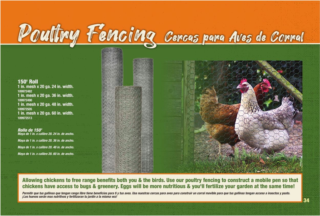 Orscheln Farm and Home Poultry Guide 2021 Weekly Ad Circular - valid 02/03-12/31/2021 (Page 34)