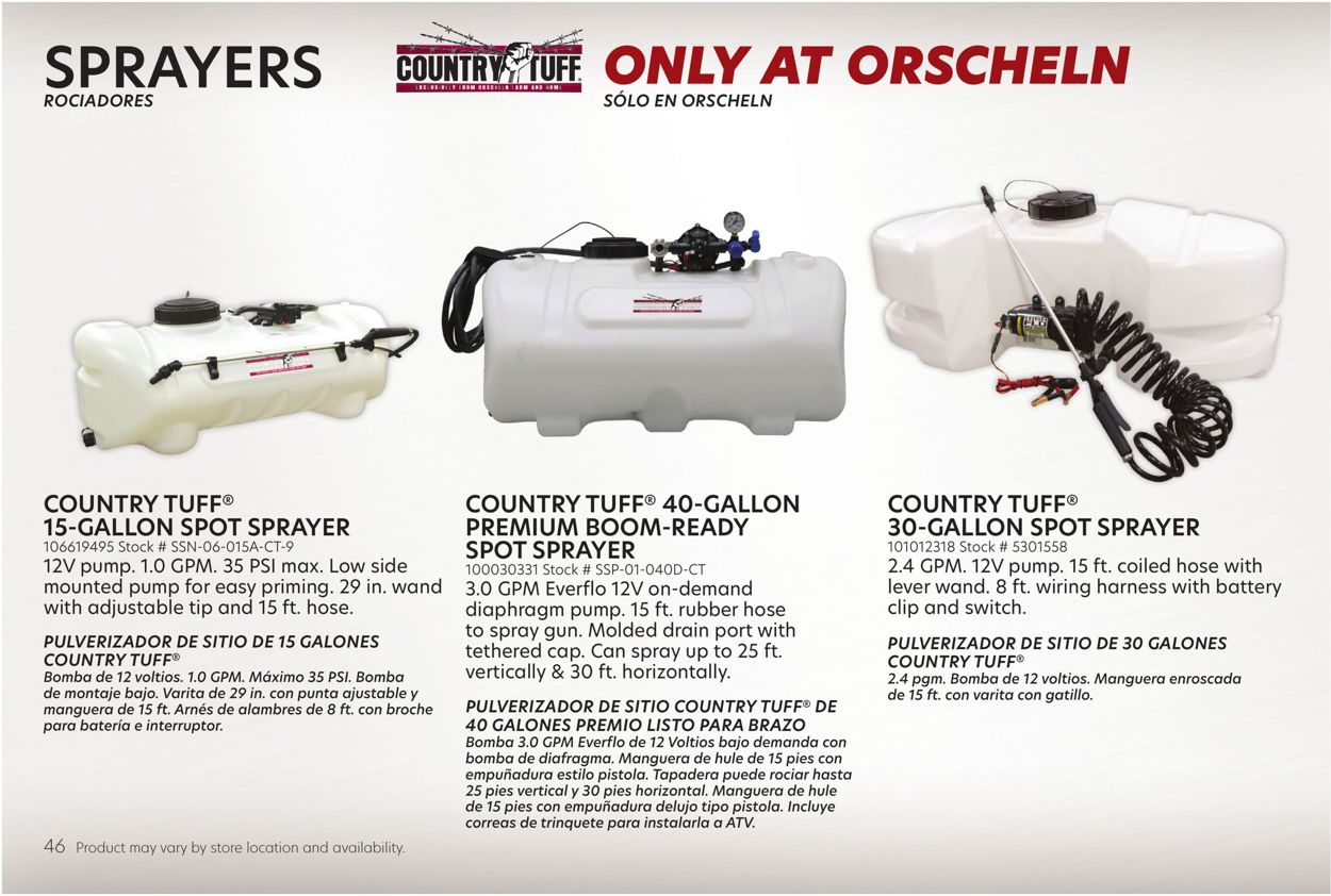 Orscheln Farm and Home Power Equipment 2021 Weekly Ad Circular - valid 02/03-12/31/2021 (Page 46)