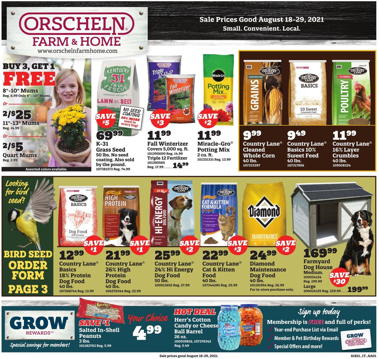 Orscheln Farm and Home Weekly Ad Circular - valid 08/18-08/29/2021
