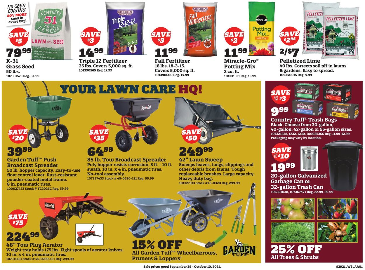 Orscheln Farm and Home Weekly Ad Circular - valid 09/29-10/10/2021 (Page 3)