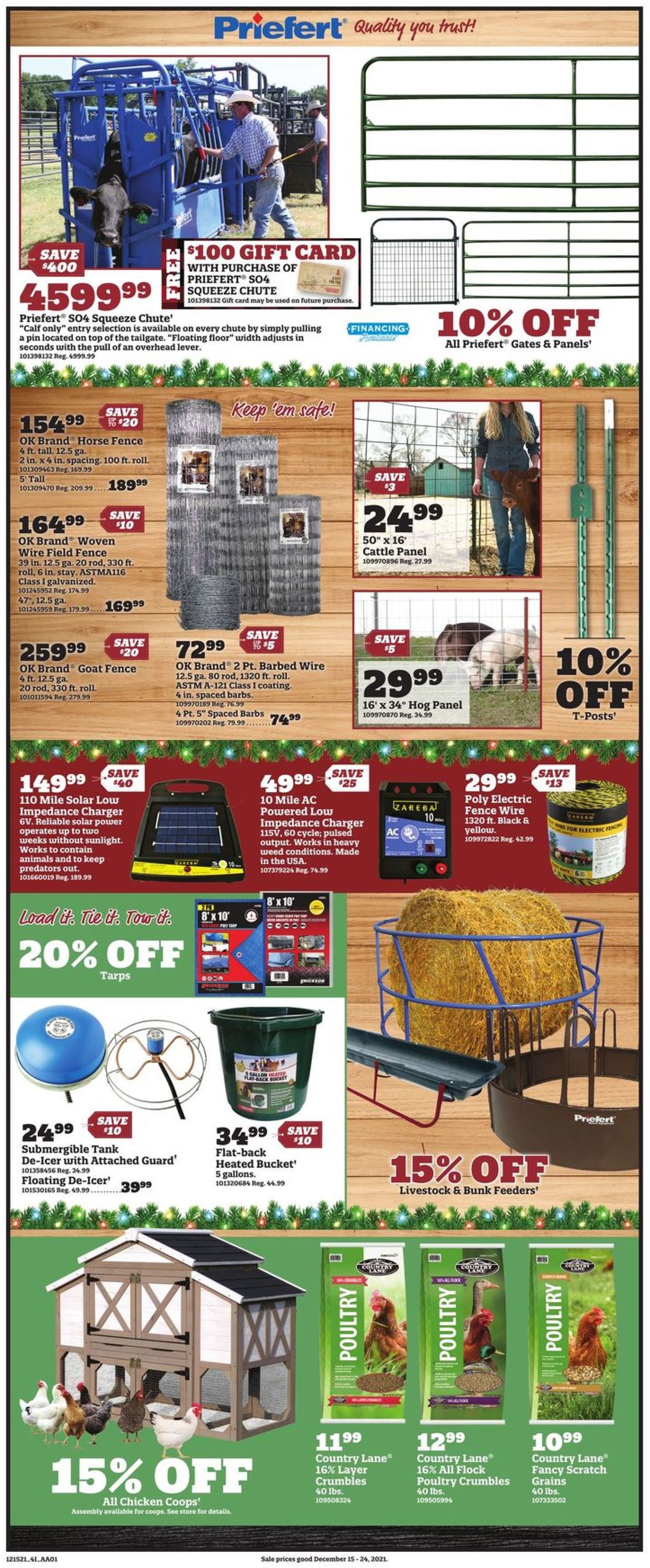 Orscheln Farm and Home CHRISTMAS 2021 Weekly Ad Circular - valid 12/15-12/24/2021 (Page 4)