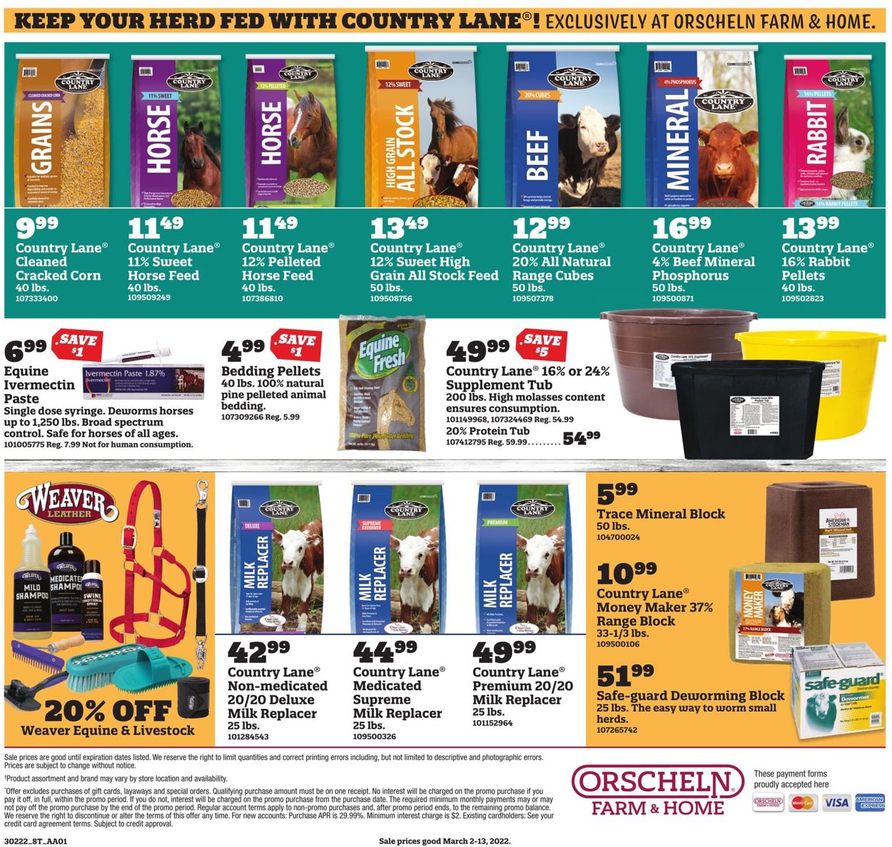 Orscheln Farm and Home Weekly Ad Circular - valid 03/02-03/13/2022 (Page 8)