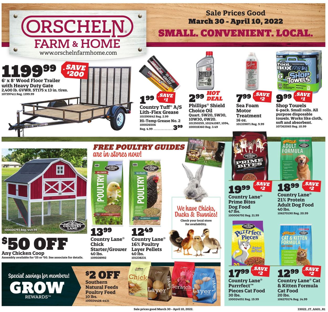 Orscheln Farm and Home Weekly Ad Circular - valid 03/30-04/10/2022