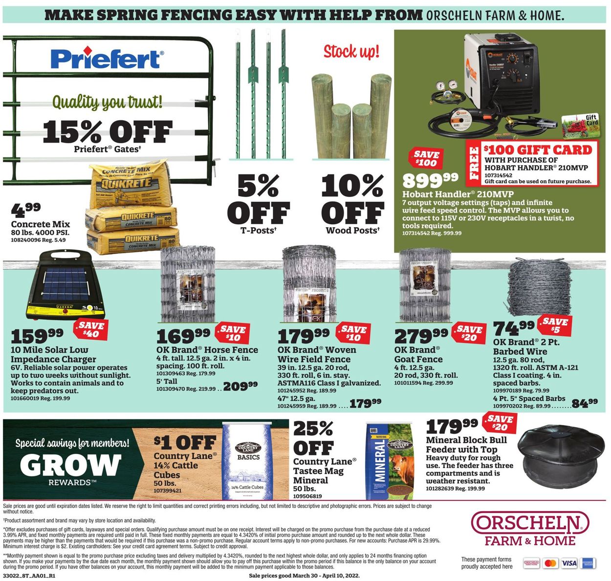 Orscheln Farm and Home Weekly Ad Circular - valid 03/30-04/10/2022 (Page 8)