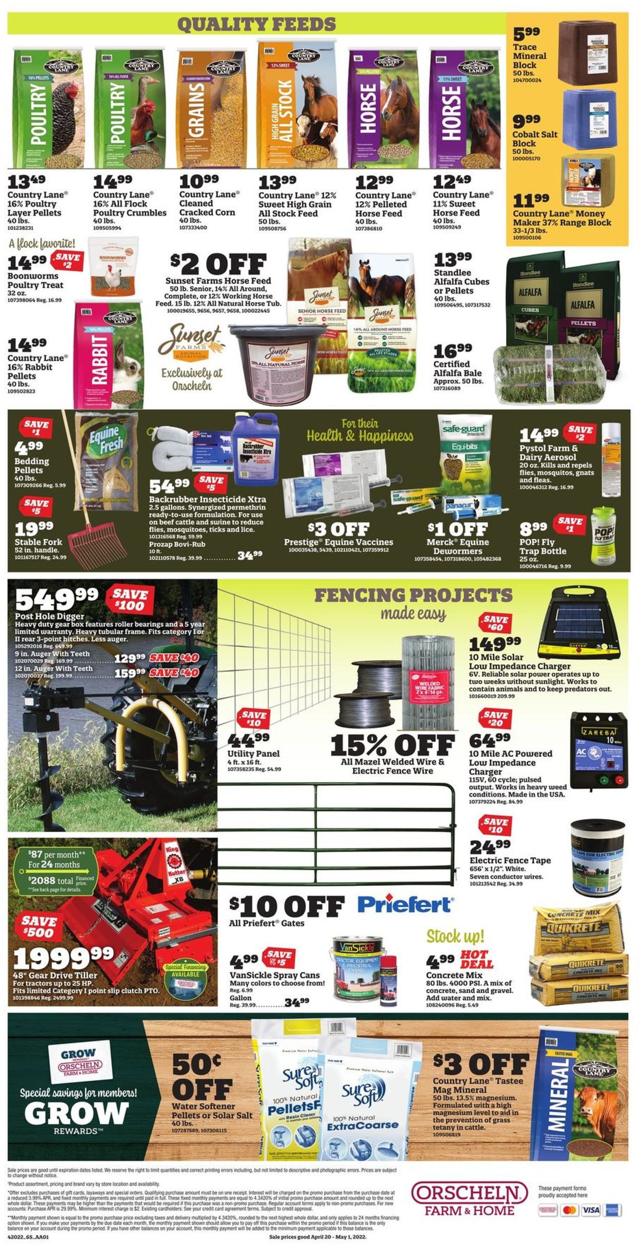 Orscheln Farm and Home Weekly Ad Circular - valid 04/20-05/01/2022 (Page 8)