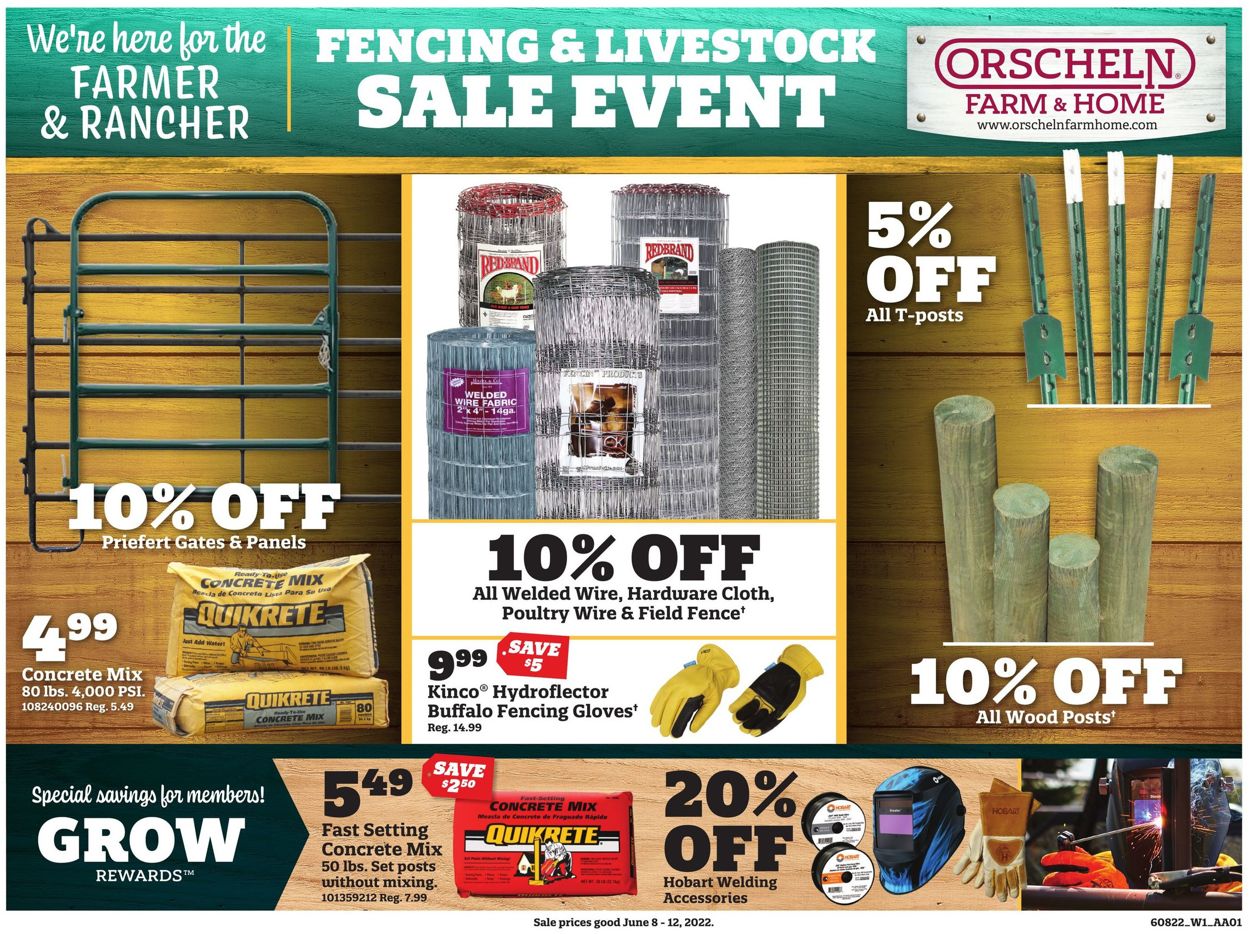Orscheln Farm and Home Weekly Ad Circular - valid 06/08-06/12/2022 (Page 10)