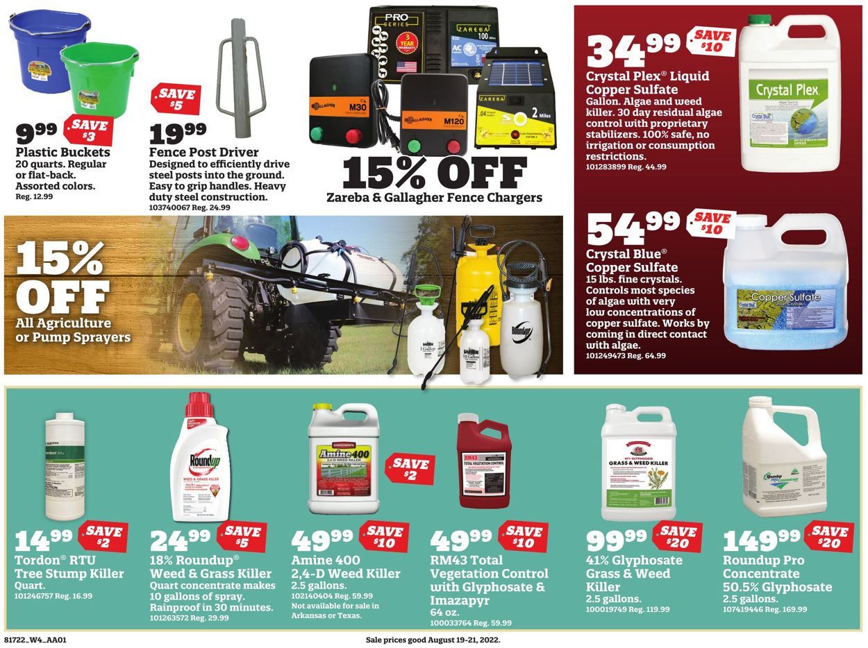 Orscheln Farm and Home Weekly Ad Circular - valid 08/19-08/21/2022 (Page 4)