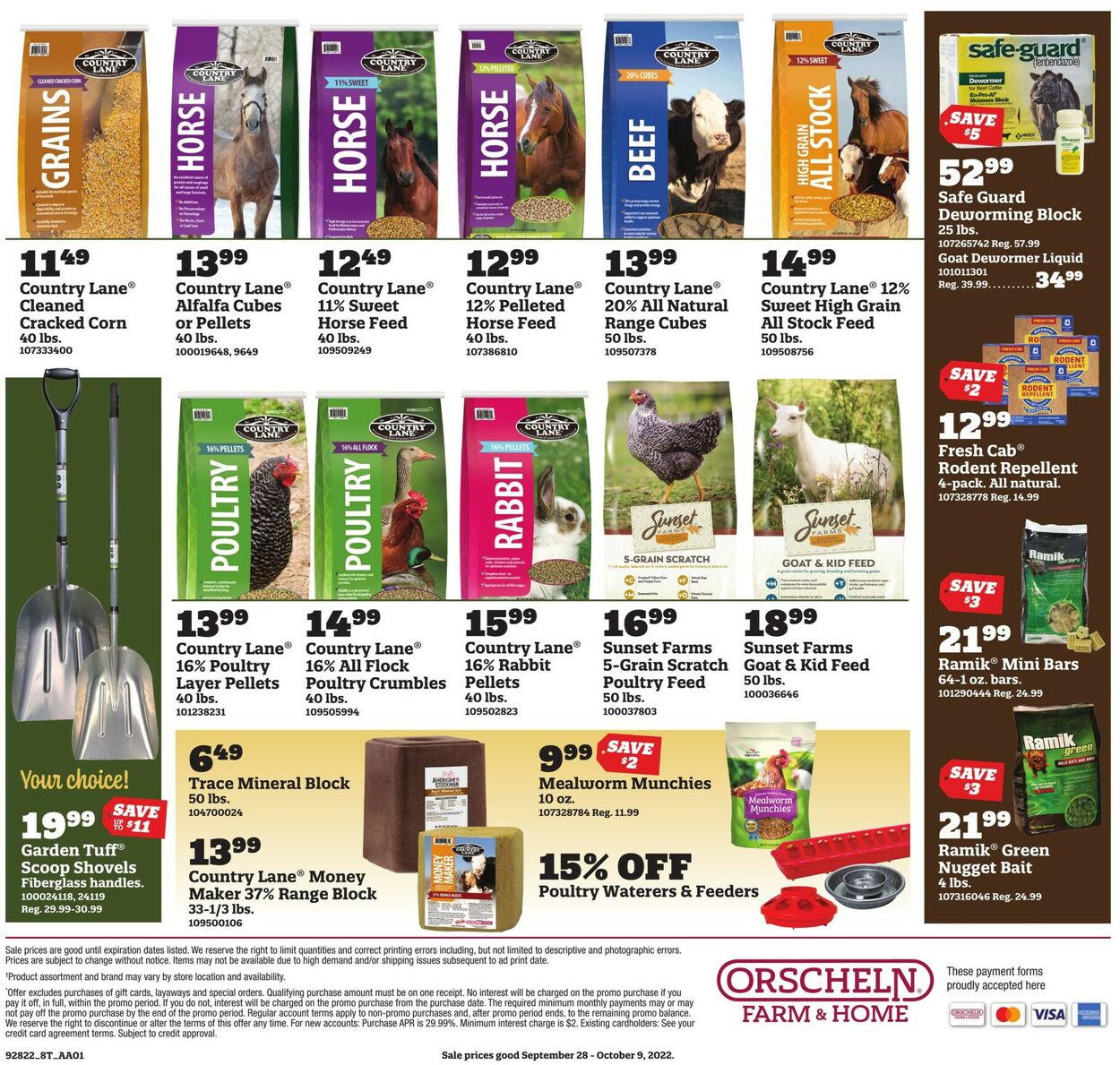Orscheln Farm and Home Weekly Ad Circular - valid 09/28-10/09/2022 (Page 9)