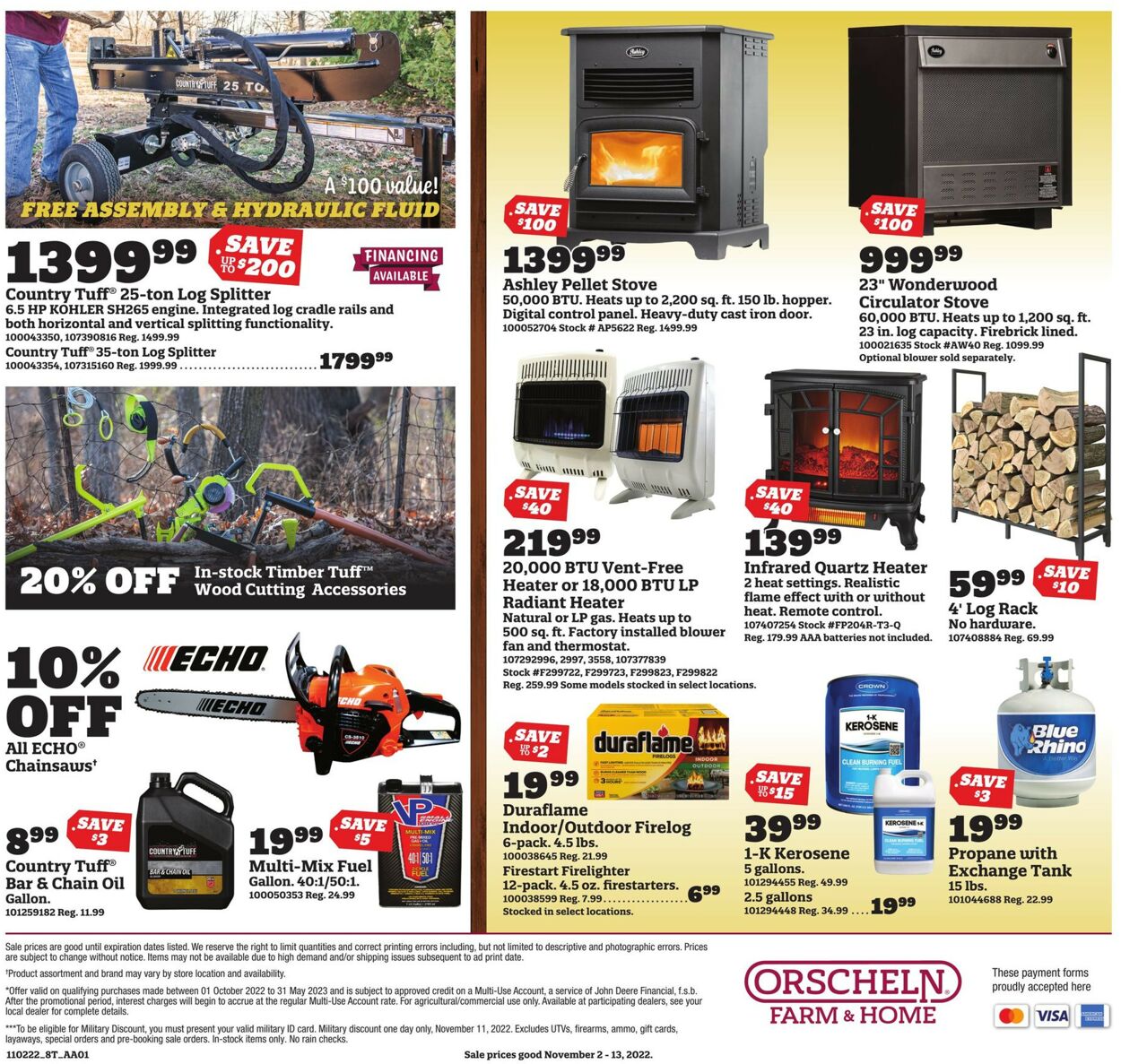 Orscheln Farm and Home Weekly Ad Circular - valid 11/02-11/13/2022 (Page 9)