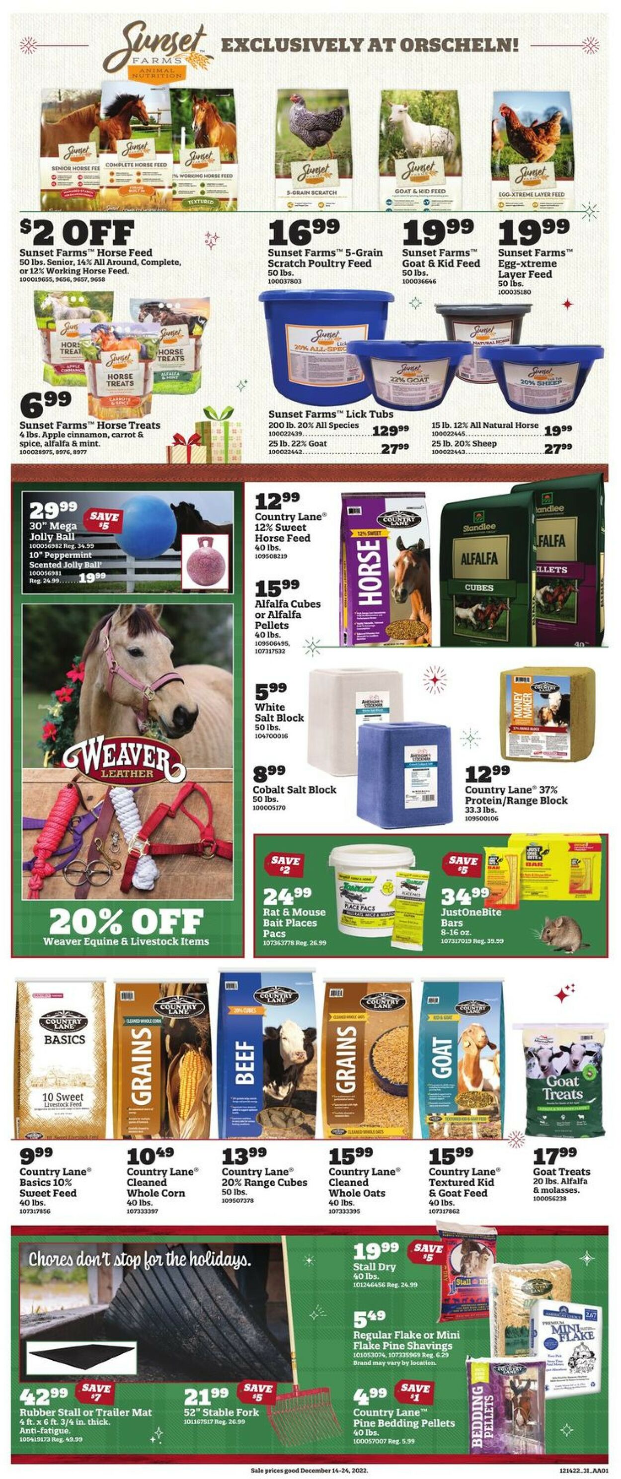 Orscheln Farm and Home Weekly Ad Circular - valid 12/14-12/24/2022 (Page 4)