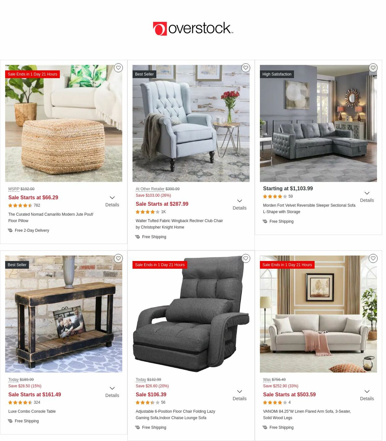 Overstock Weekly Ad Circular - valid 11/10-11/16/2022 (Page 8)