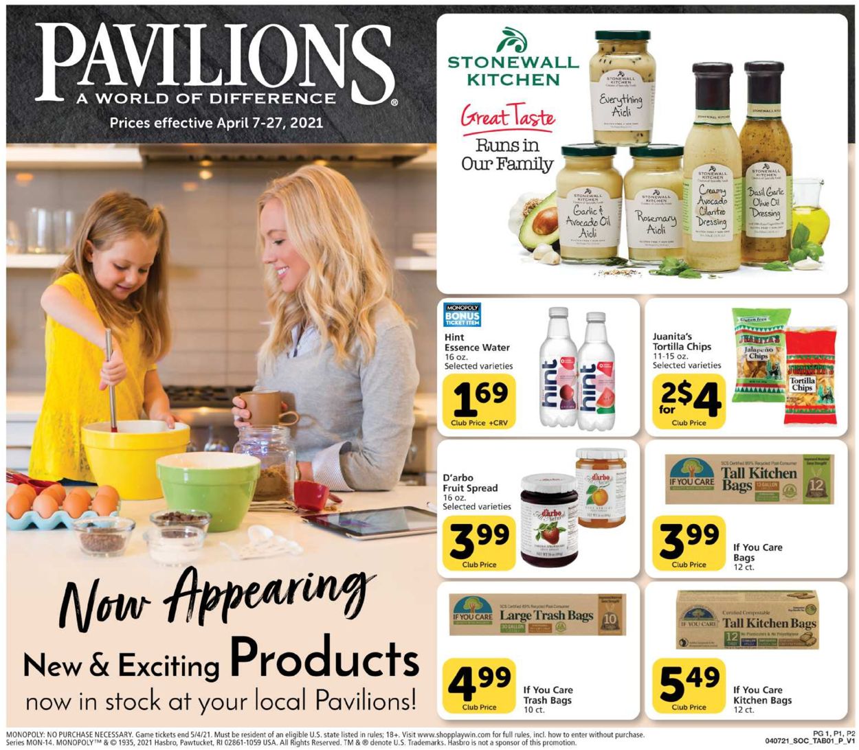 Pavilions Weekly Ad Circular - valid 04/07-04/27/2021