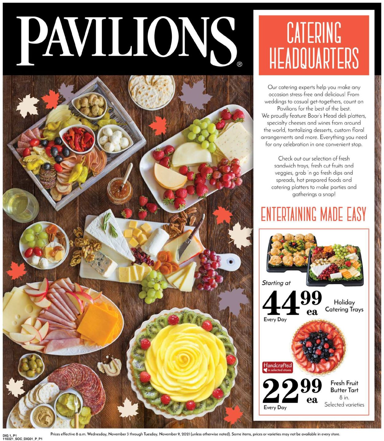 Pavilions Weekly Ad Circular - valid 11/03-11/09/2021