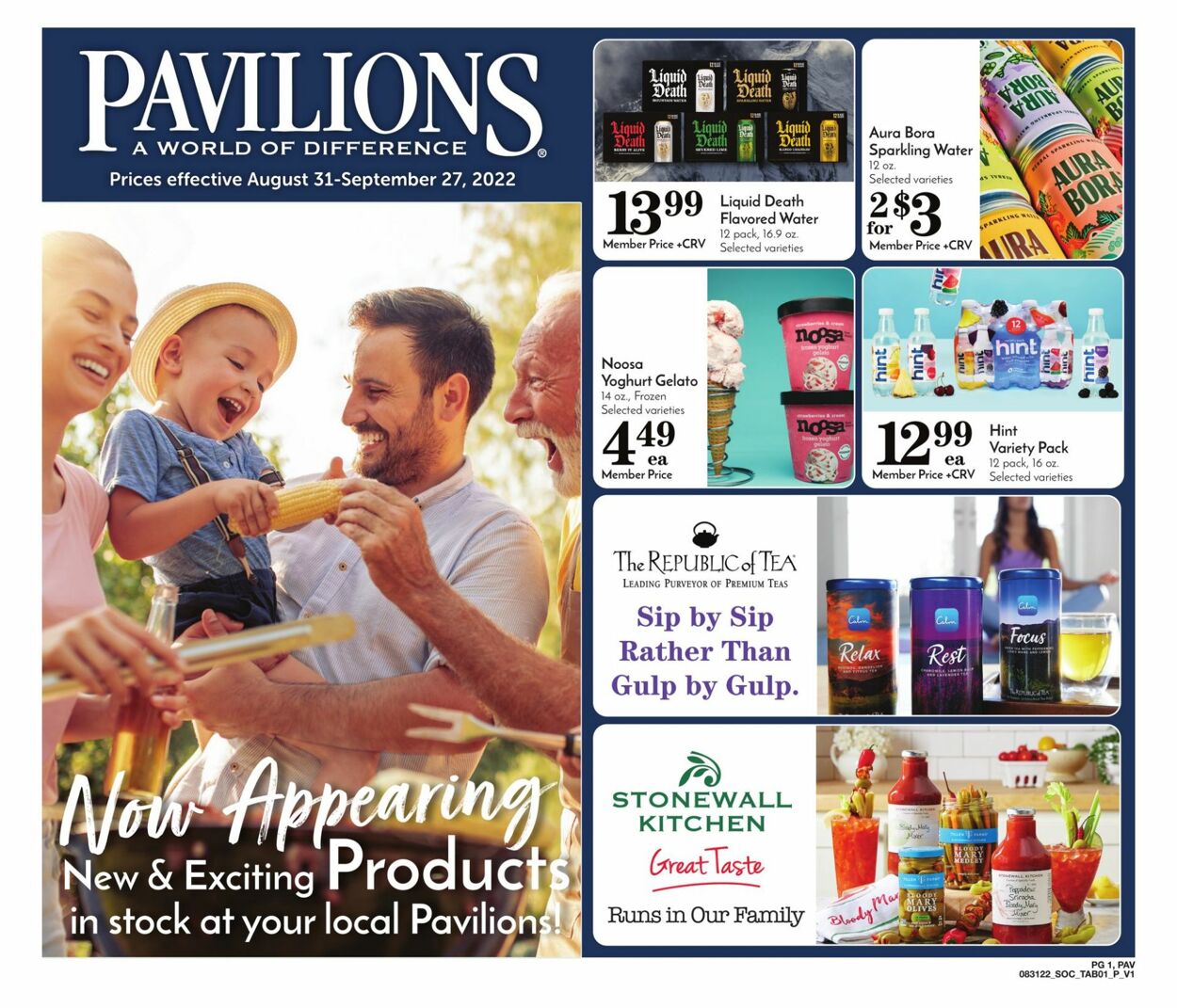 Pavilions Weekly Ad Circular - valid 08/31-09/27/2022