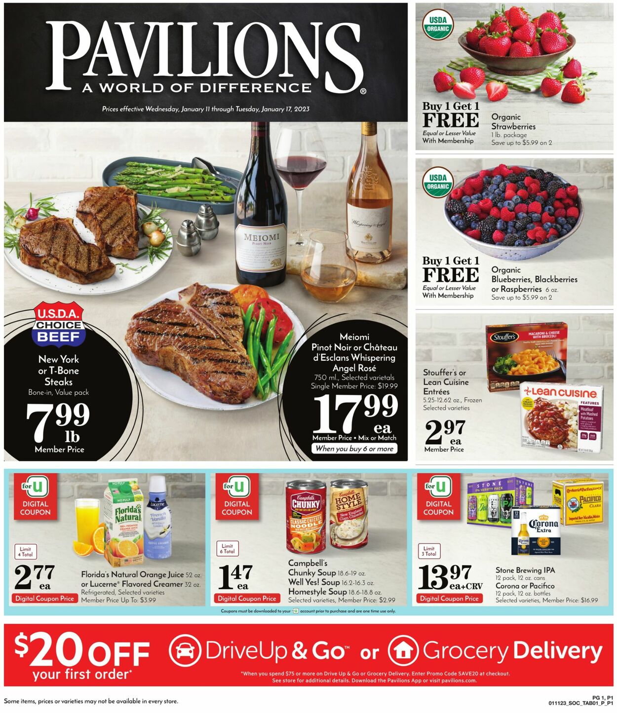 Pavilions Weekly Ad Circular - valid 01/11-01/17/2023