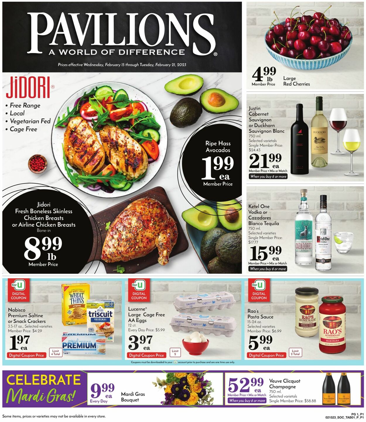 Pavilions Weekly Ad Circular - valid 02/15-02/21/2023