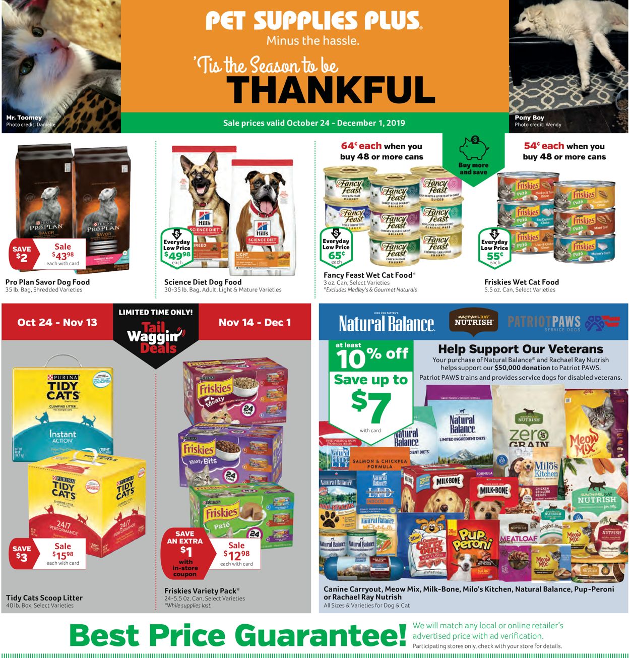 Pet Supplies Plus Weekly Ad Circular - valid 10/24-12/01/2019