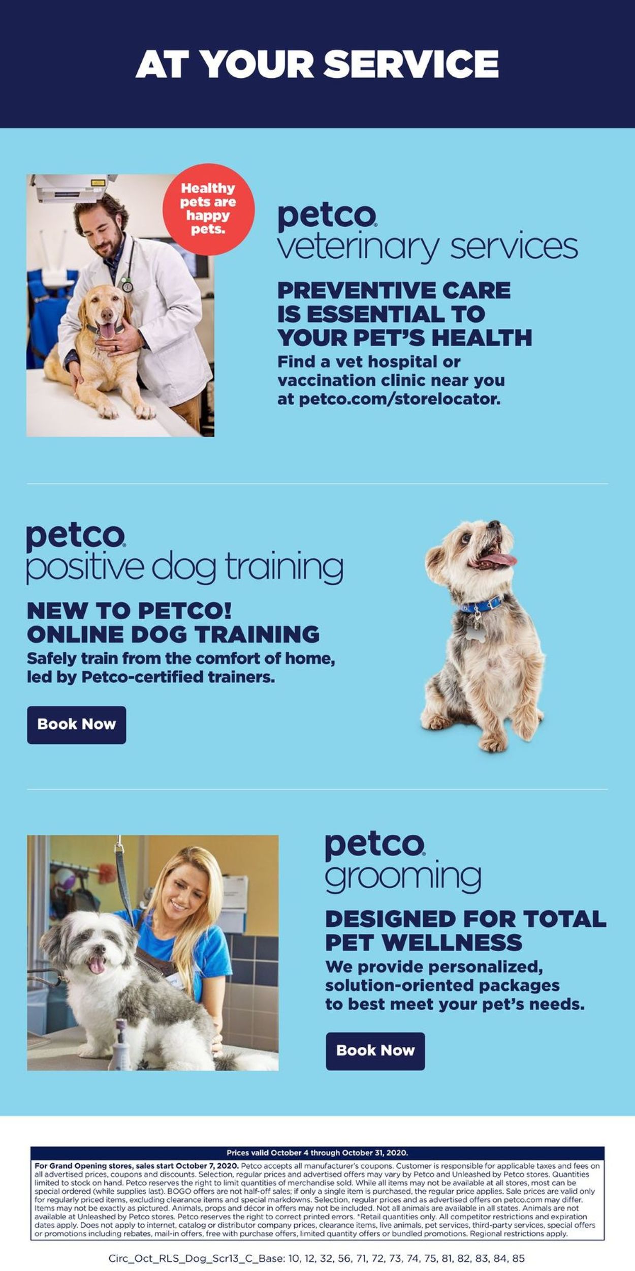 Petco Weekly Ad Circular - valid 10/04-10/31/2020 (Page 13)