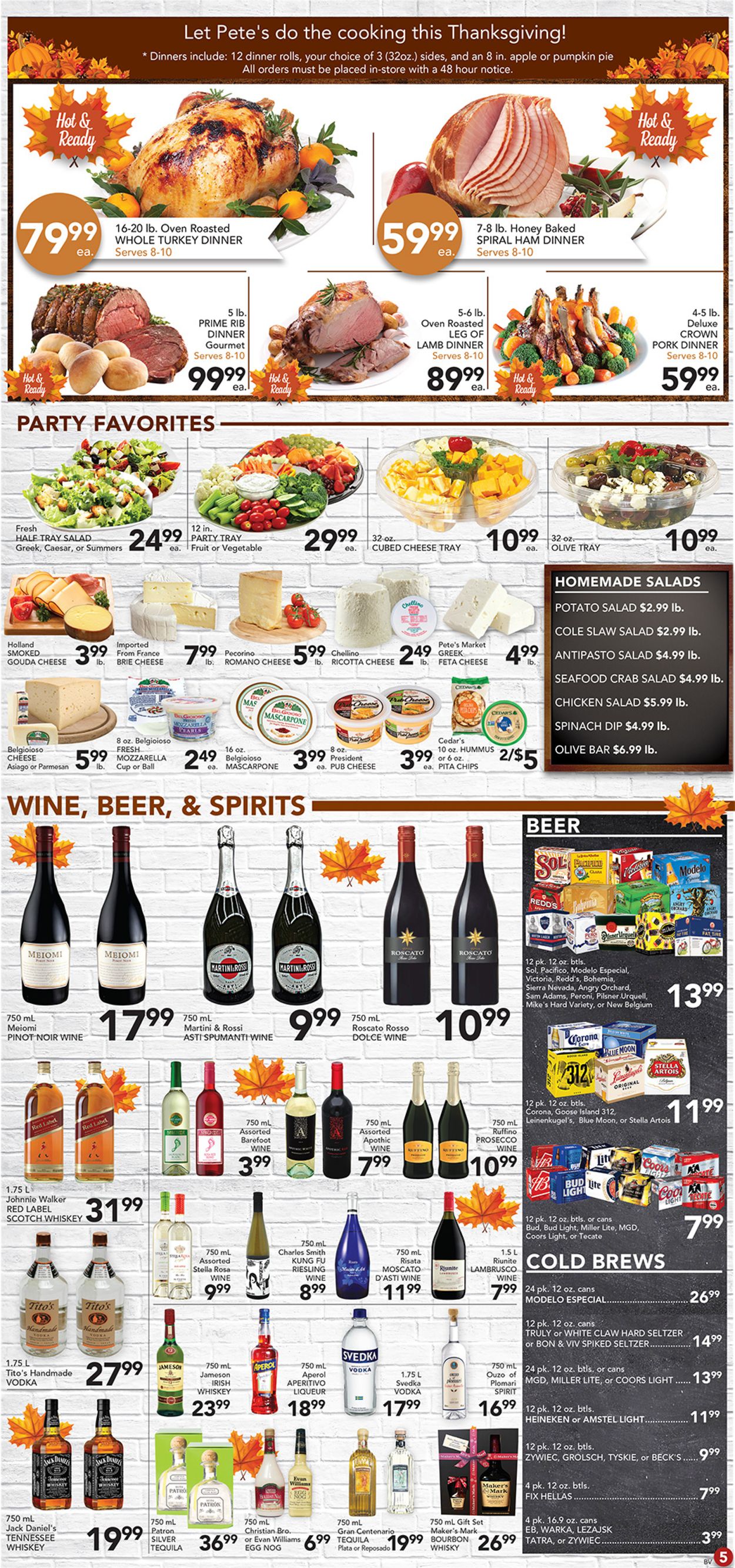 Pete's Fresh Market - Thanksgiving Ad 2019 Weekly Ad Circular - valid 11/20-11/28/2019 (Page 5)