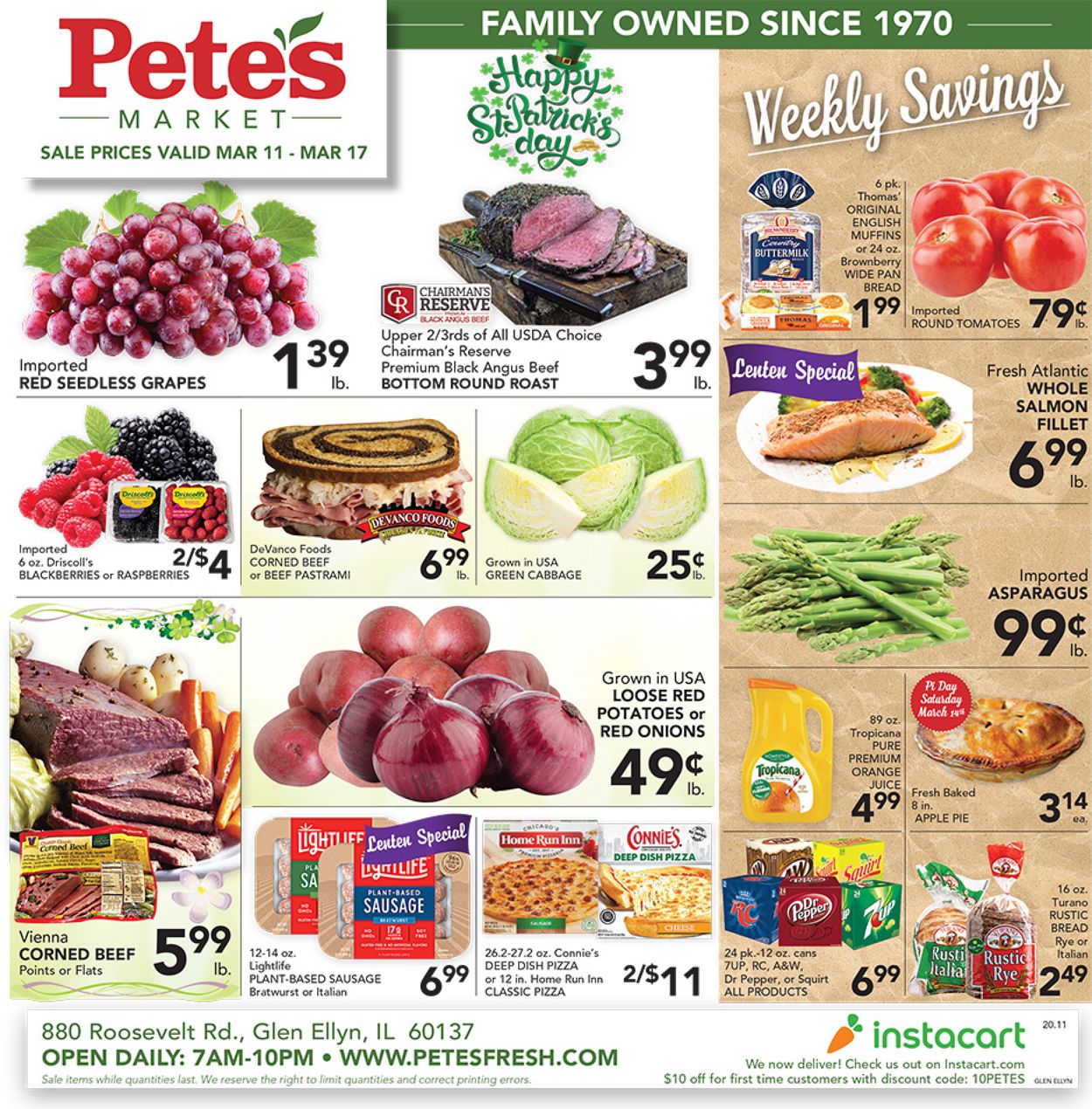 Pete's Fresh Market Weekly Ad Circular - valid 03/11-03/17/2020