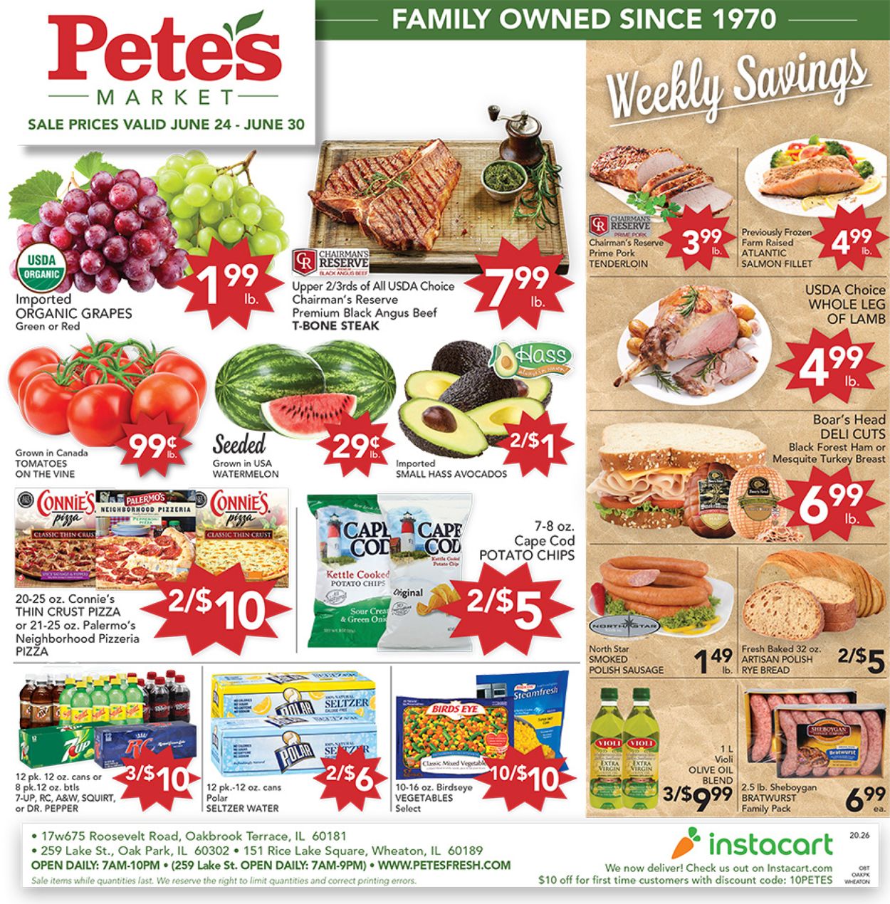 Pete's Fresh Market Weekly Ad Circular - valid 06/24-06/30/2020