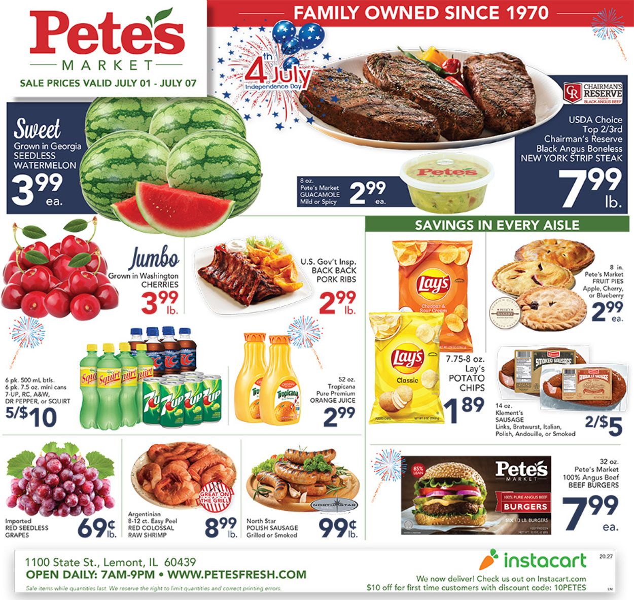 Pete's Fresh Market Current weekly ad 07/01 - 07/07/2020.