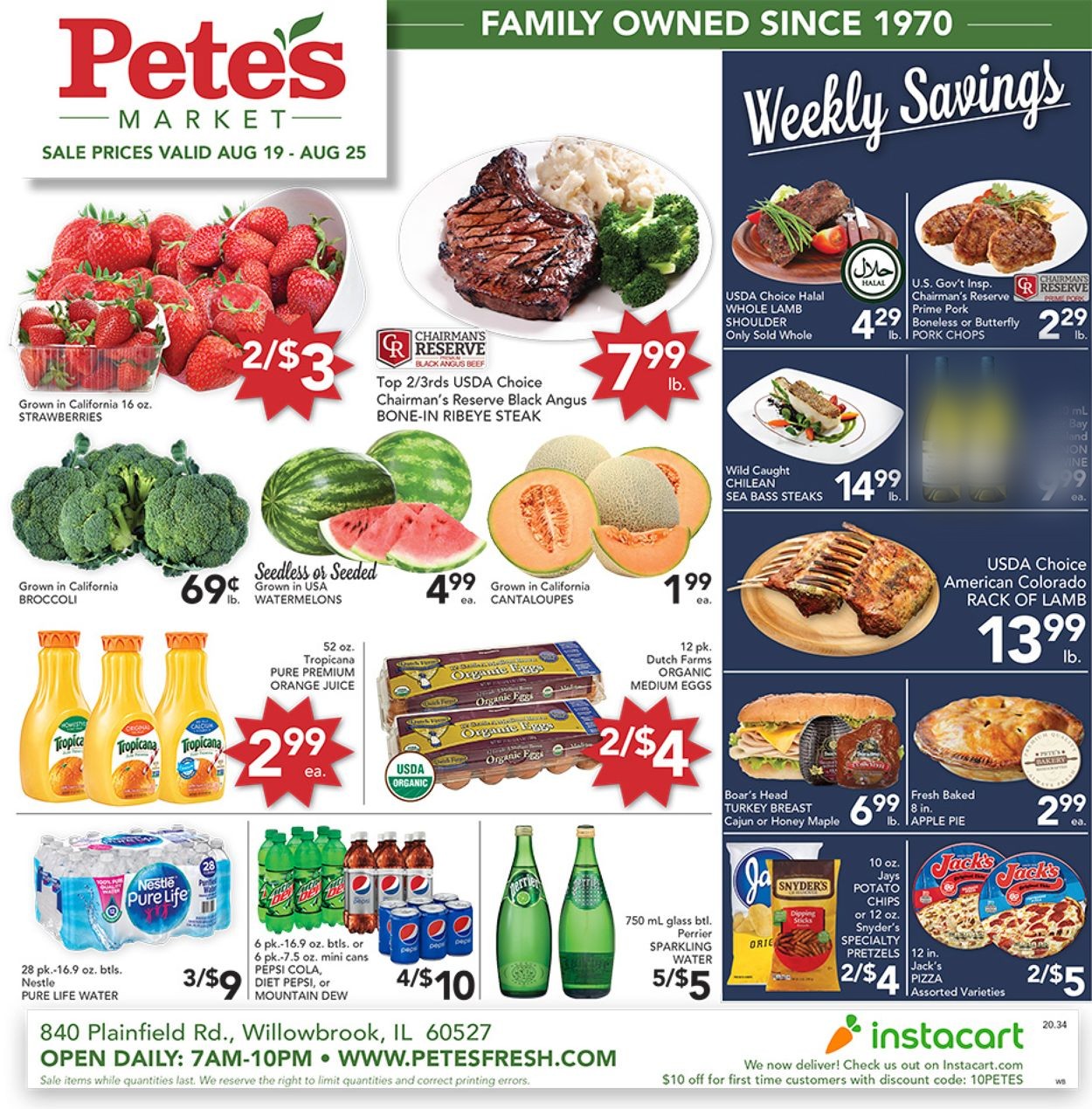Pete's Fresh Market Weekly Ad Circular - valid 08/19-08/25/2020