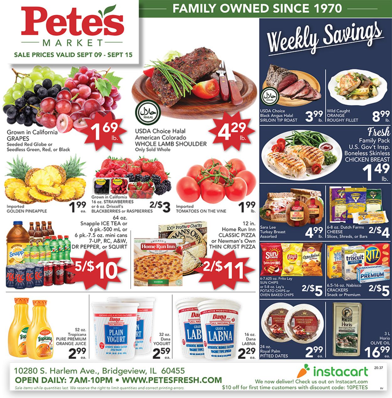 Pete's Fresh Market Weekly Ad Circular - valid 09/09-09/15/2020