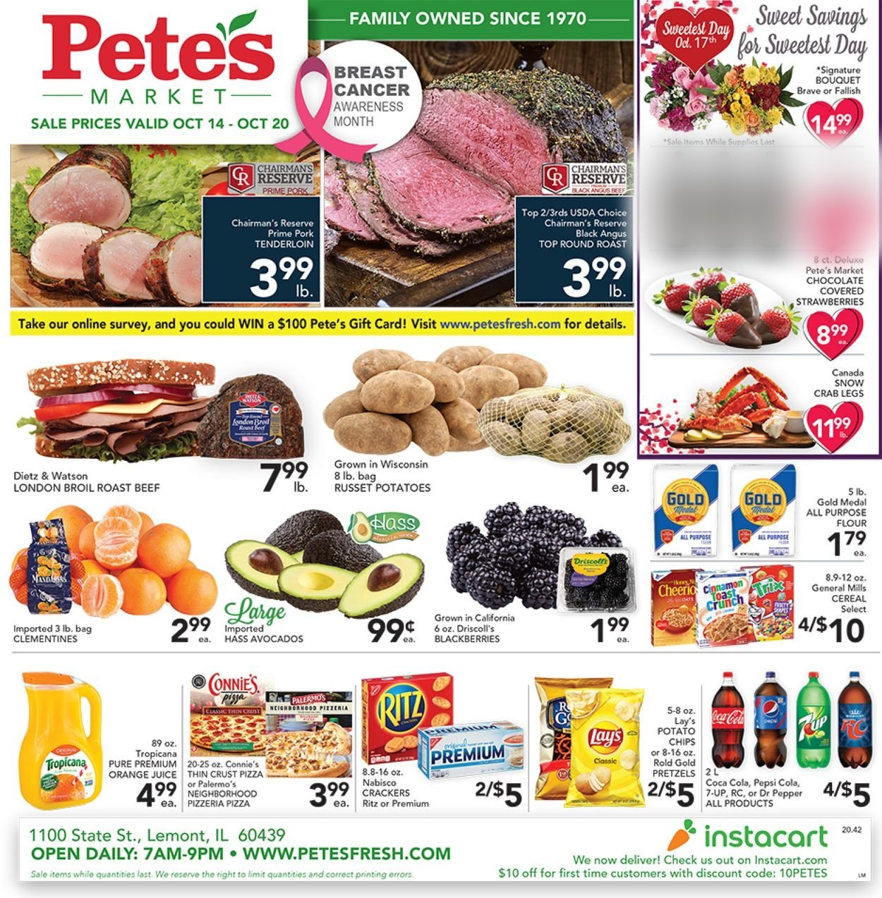 Pete's Fresh Market Weekly Ad Circular - valid 10/14-10/20/2020