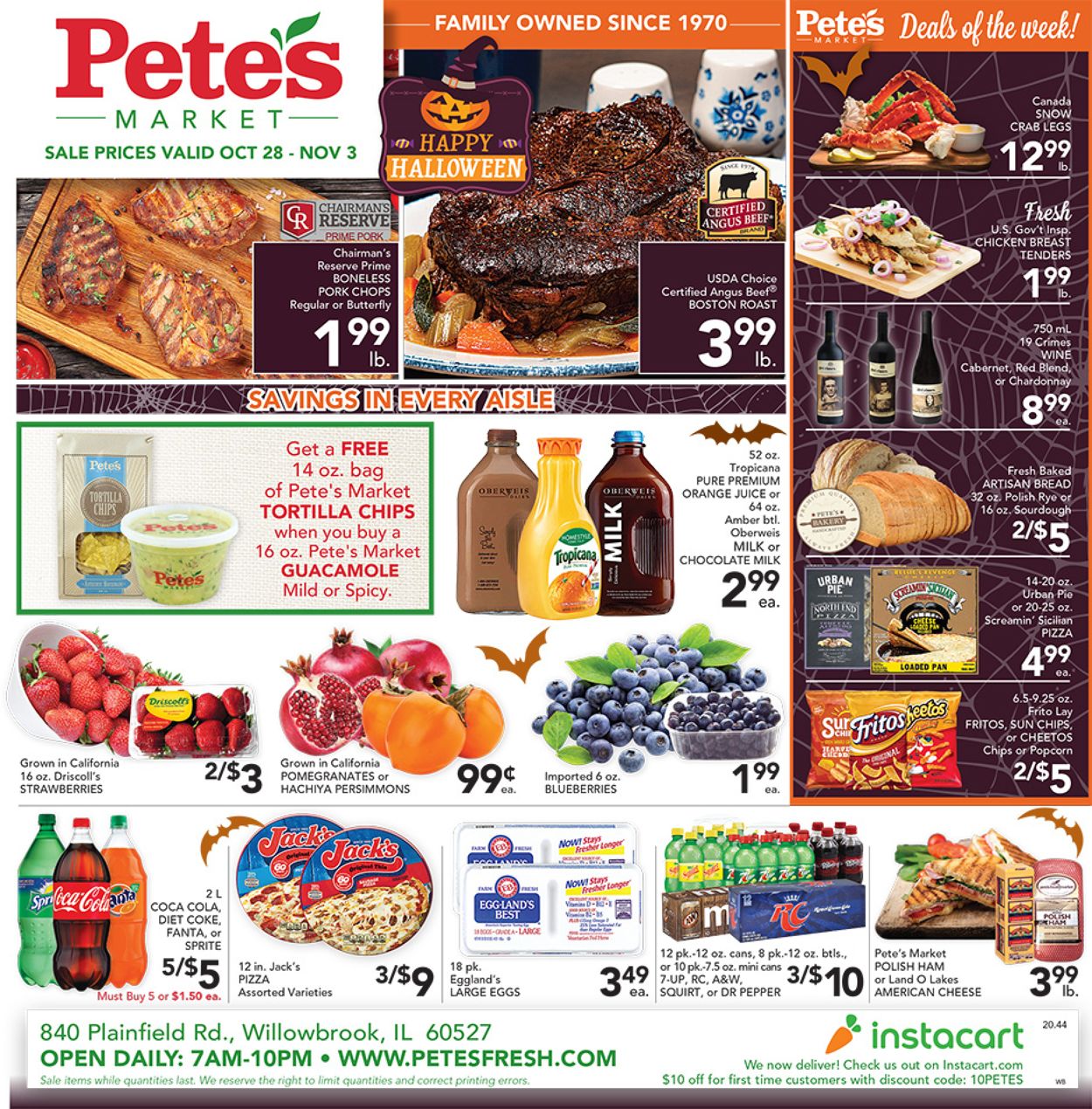 Pete's Fresh Market Weekly Ad Circular - valid 10/28-11/03/2020