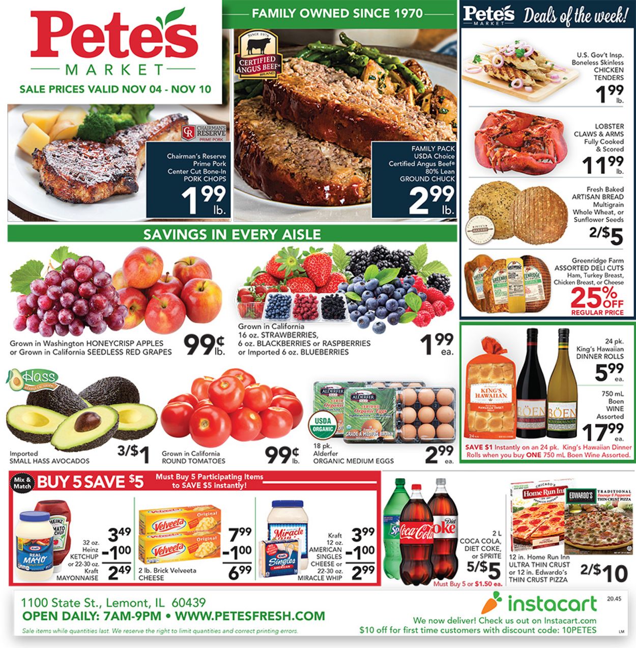 Pete's Fresh Market Weekly Ad Circular - valid 11/04-11/10/2020