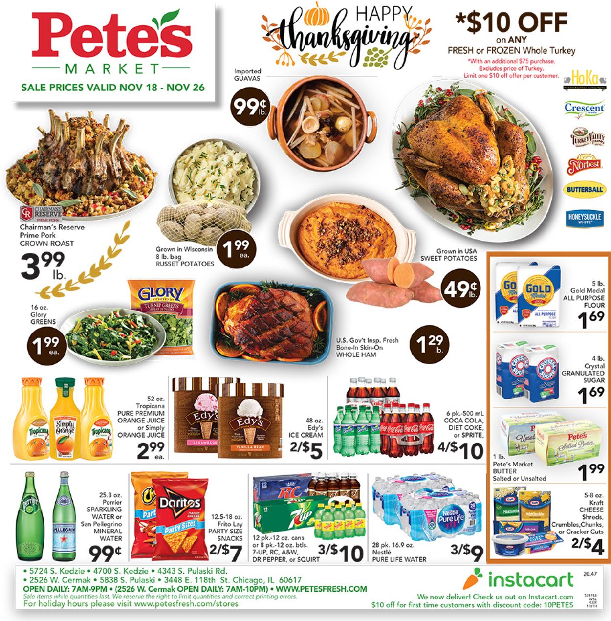 Pete's Fresh Market Thanksgiving ad 2020 Weekly Ad Circular - valid 11/18-11/26/2020