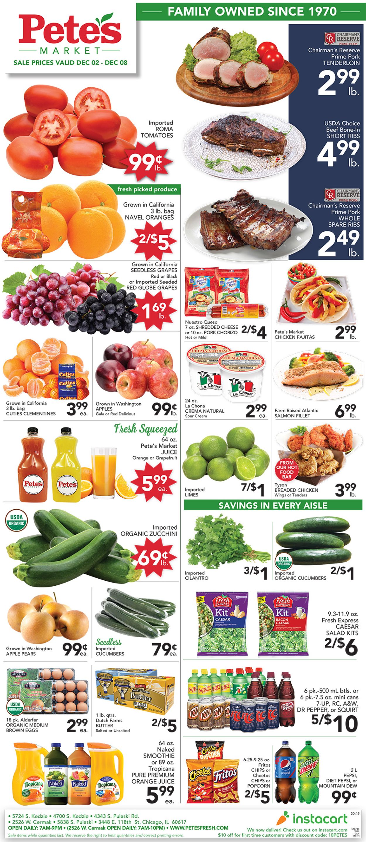 Pete's Fresh Market Weekly Ad Circular - valid 12/02-12/08/2020