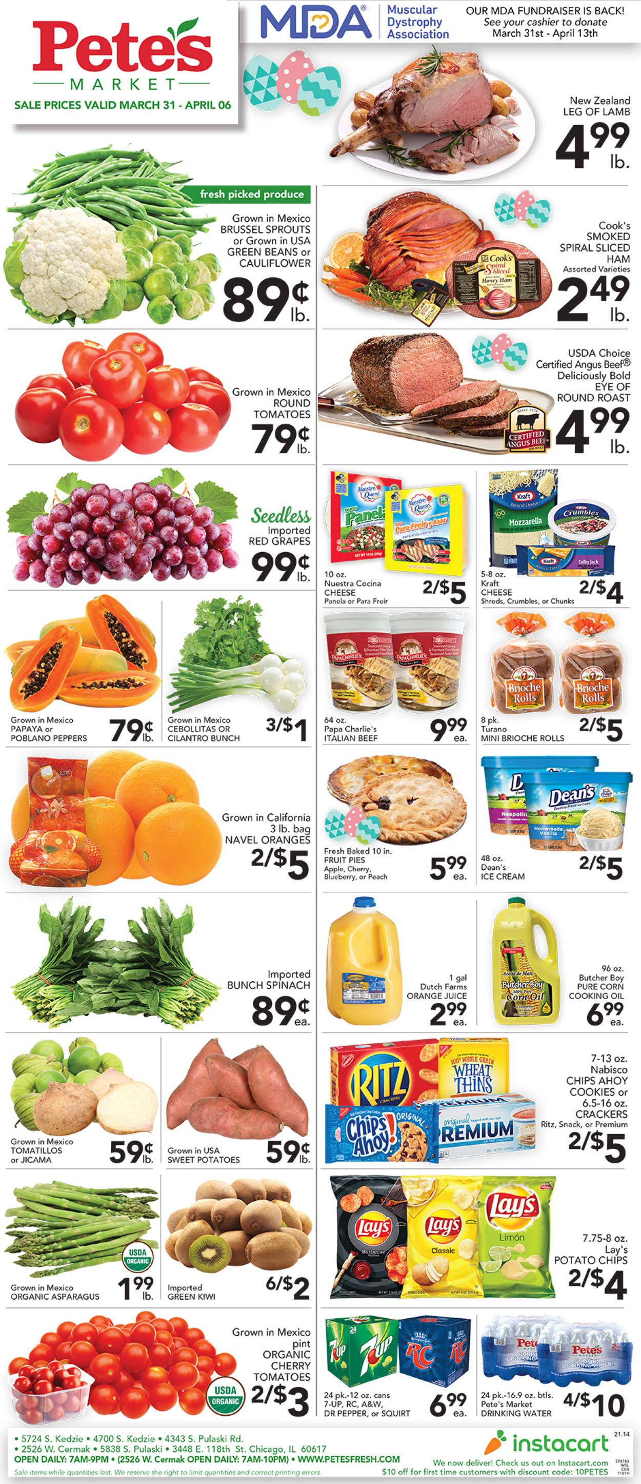 Pete's Fresh Market Easter 2021 ad Weekly Ad Circular - valid 03/31-04/06/2021