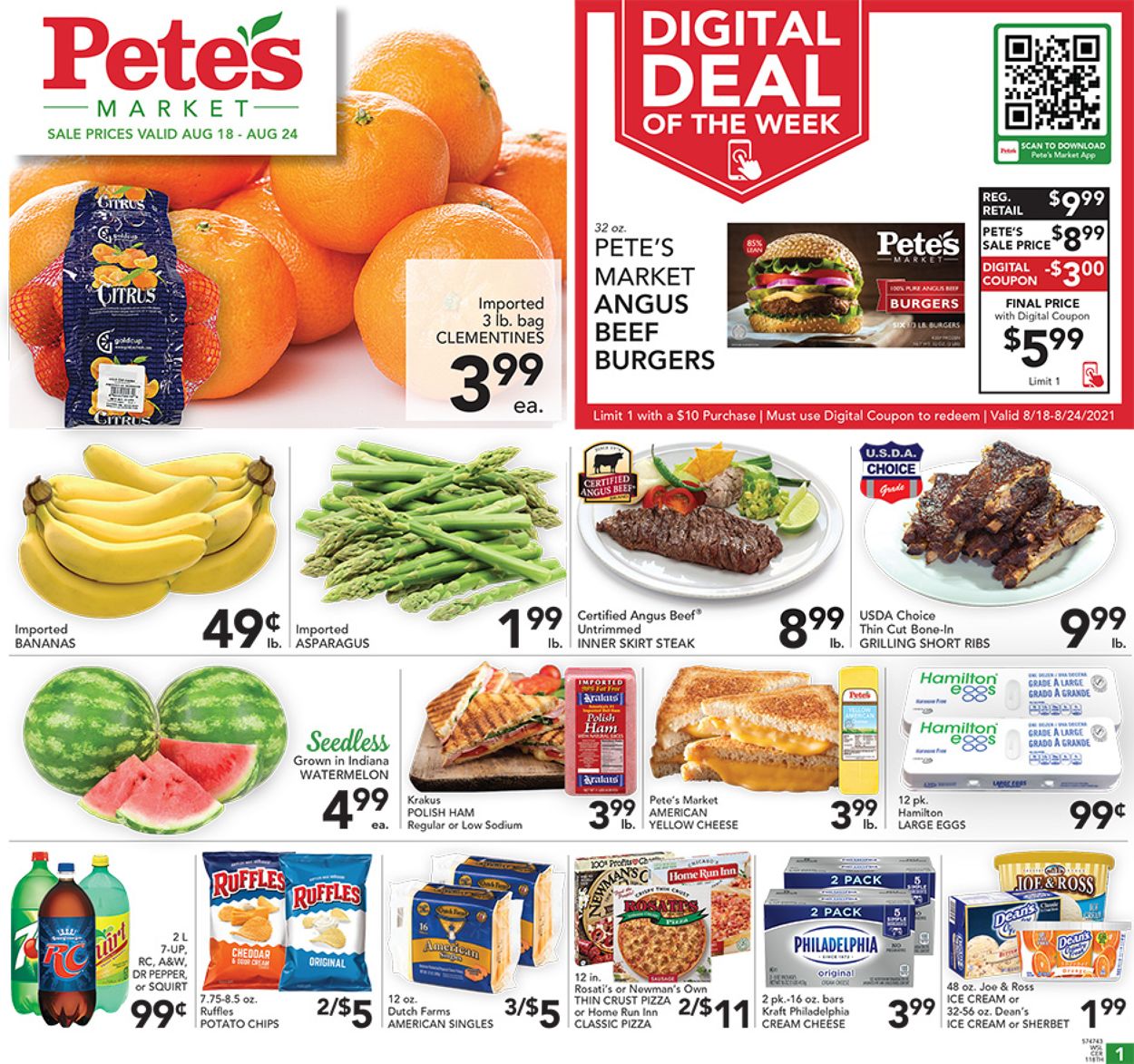 Pete's Fresh Market Weekly Ad Circular - valid 08/18-08/24/2021