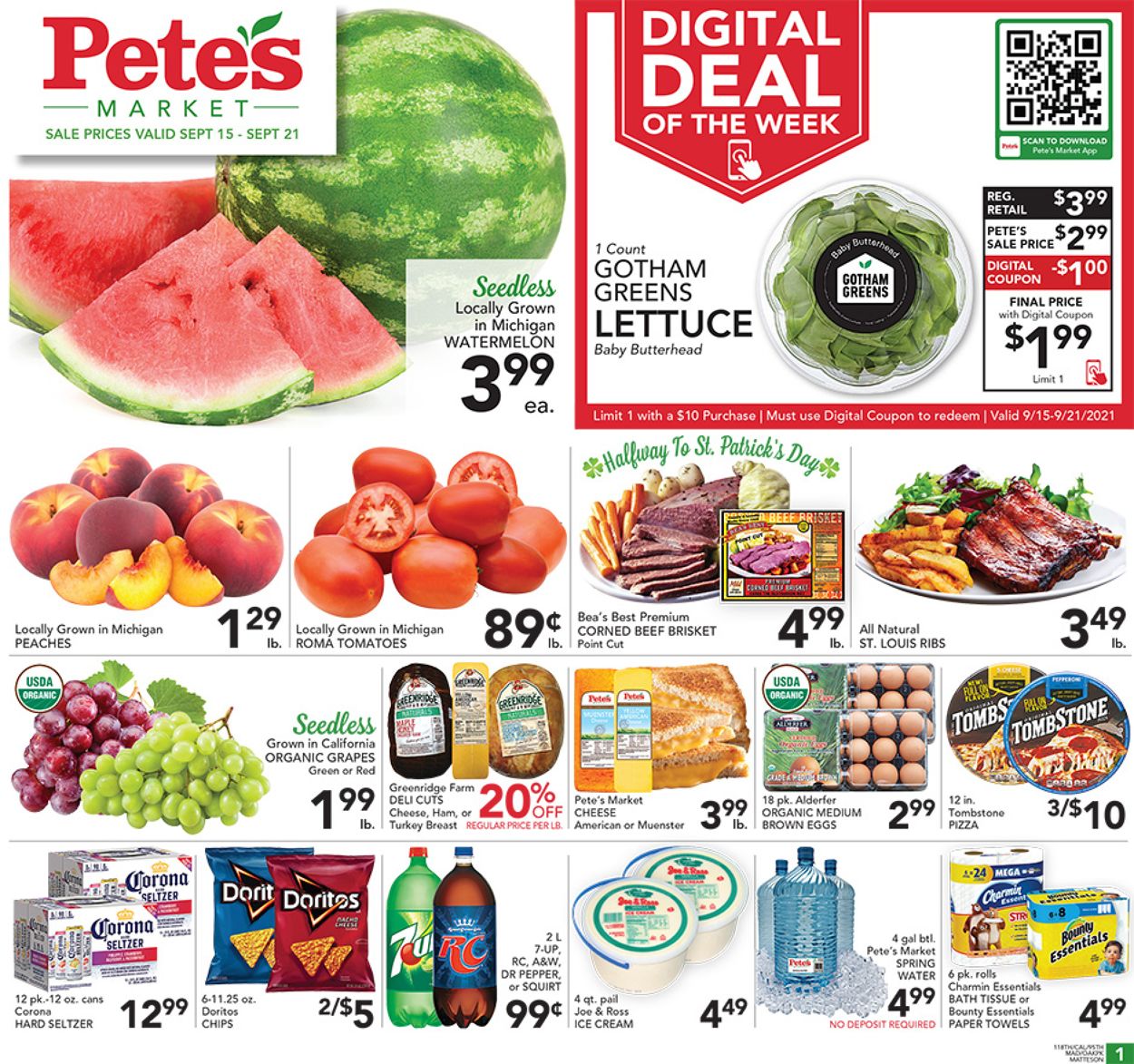 Pete's Fresh Market Weekly Ad Circular - valid 09/15-09/21/2021