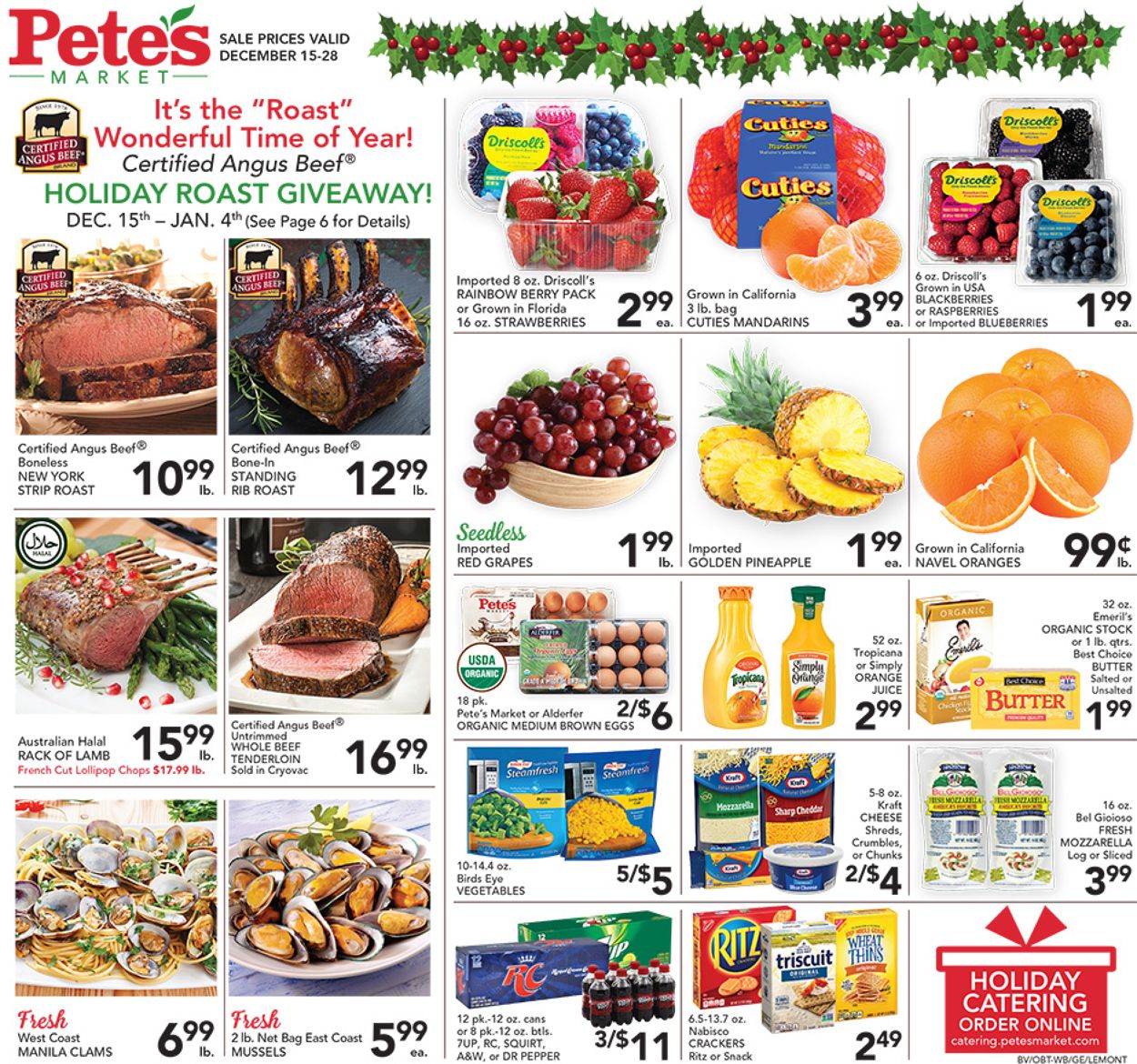 Pete's Fresh Market CHRISTMAS 2021 Weekly Ad Circular - valid 12/15-12/28/2021