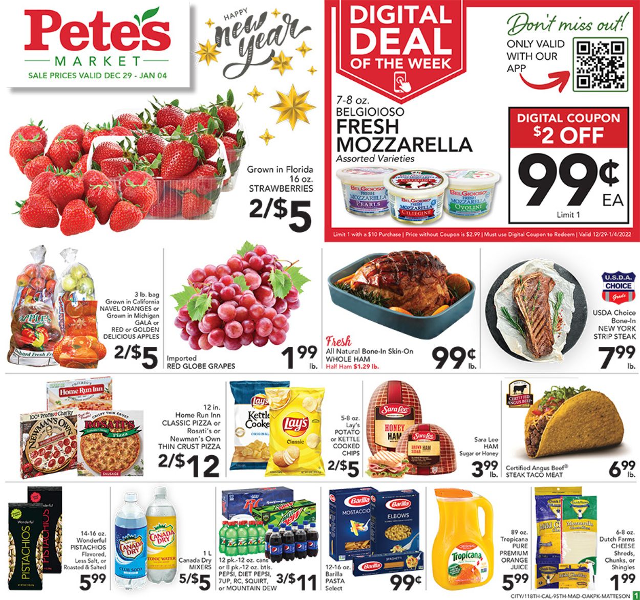 Pete's Fresh Market Weekly Ad Circular - valid 12/29-01/04/2022