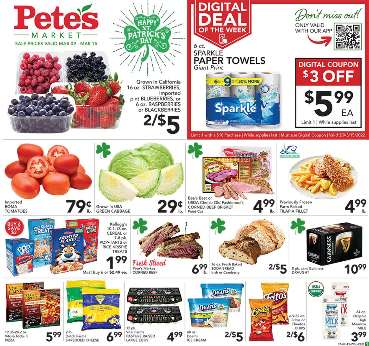 Pete's Fresh Market Weekly Ad Circular - valid 03/09-03/15/2022